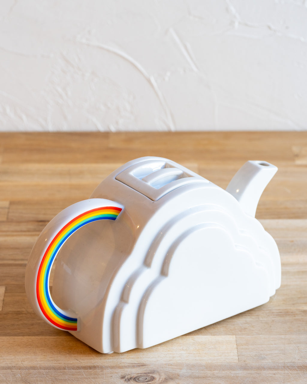 1978 Vandor San Francisco Porcelain Clouds & Rainbow Teapot