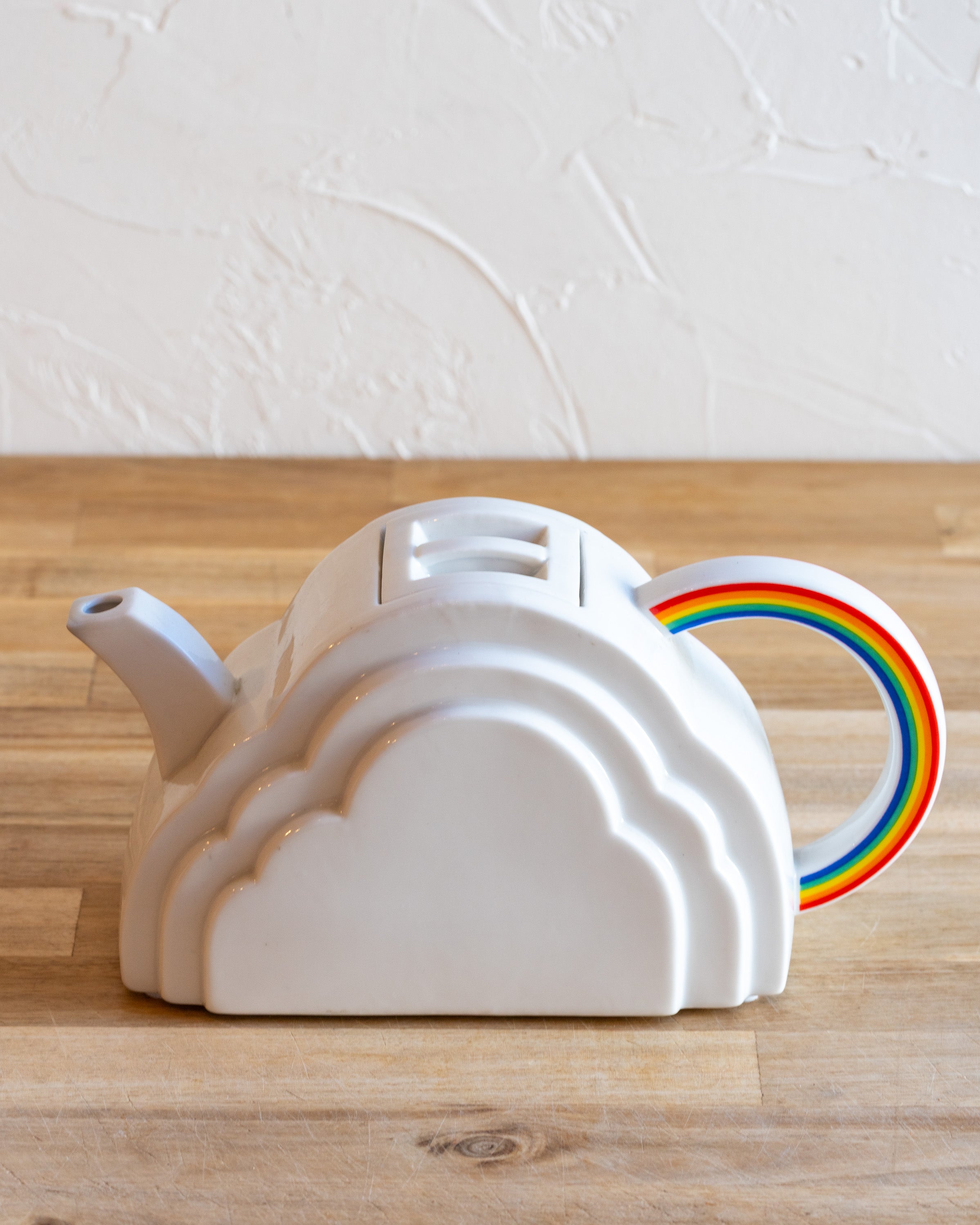 1978 Vandor San Francisco Porcelain Clouds & Rainbow Teapot
