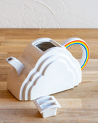 1978 Vandor San Francisco Porcelain Clouds & Rainbow Teapot