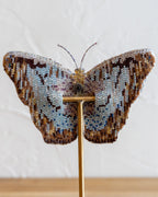 Hand Embroidered Butterfly on Stand
