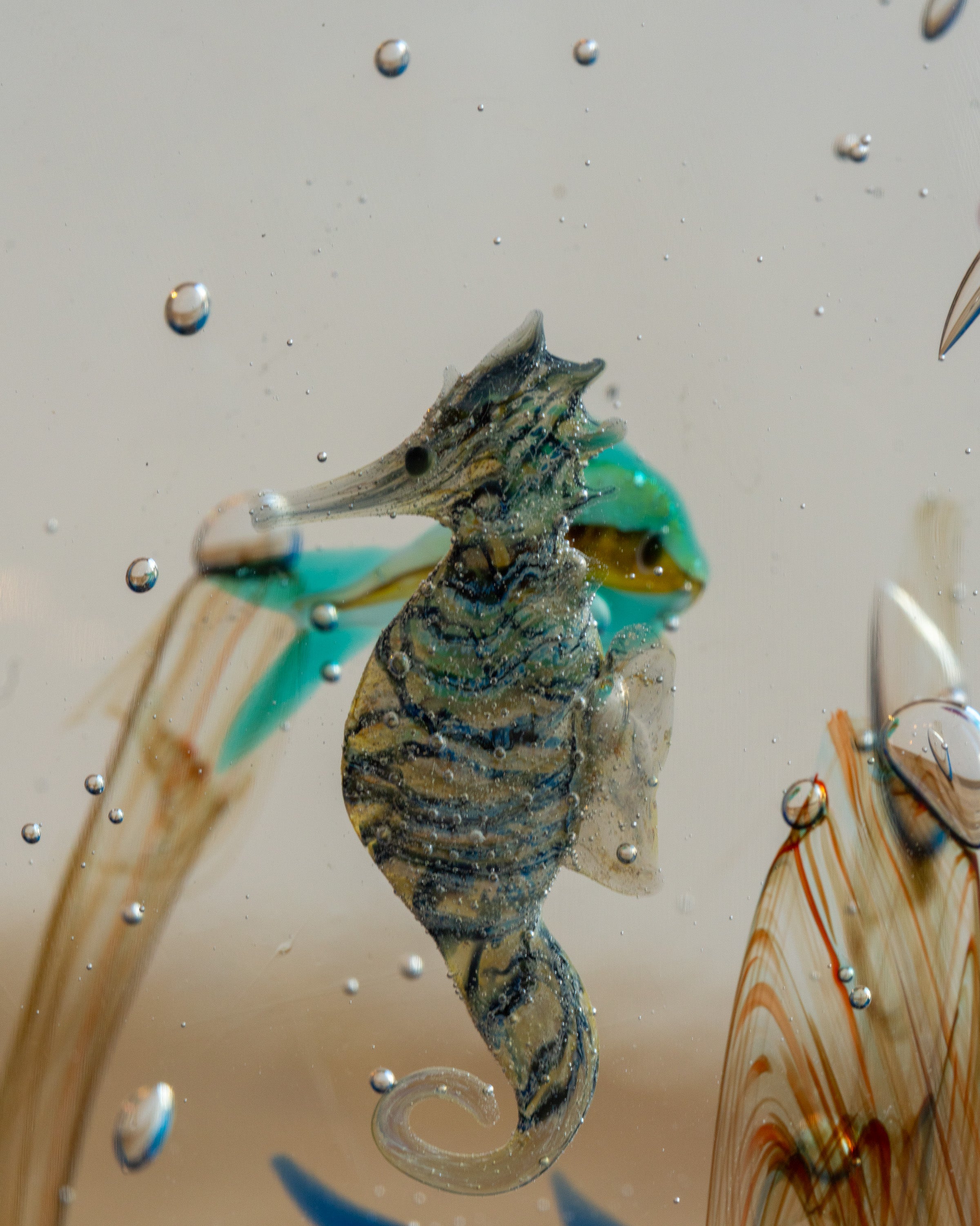 Monumental Murano Aquarium Glass- Artist Signed