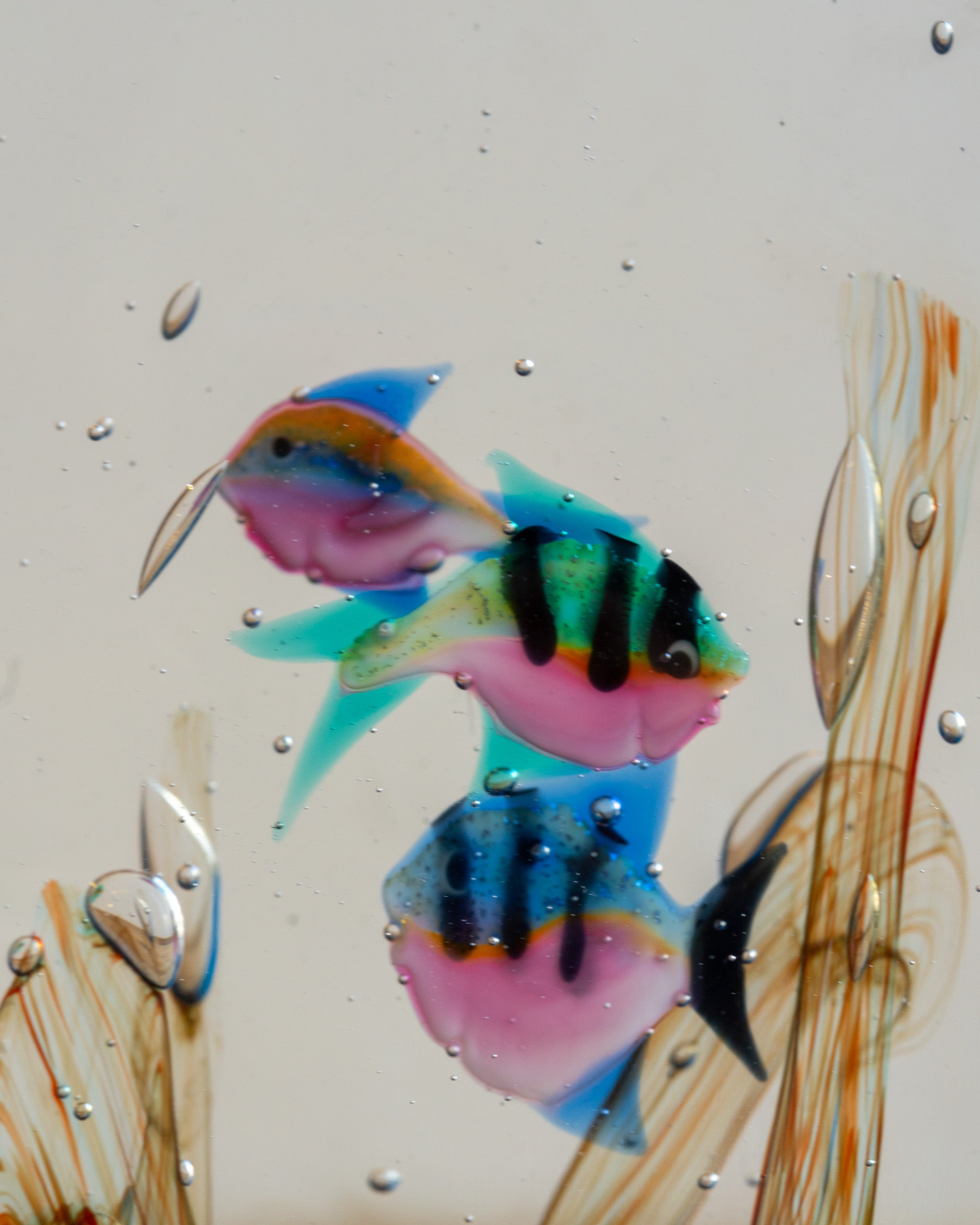 Monumental Murano Aquarium Glass- Artist Signed