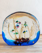 Monumental Murano Aquarium Glass- Artist Signed
