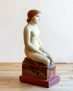1930s French Glazed Ceramic Figure by Arnaud Leon Paul Schenck