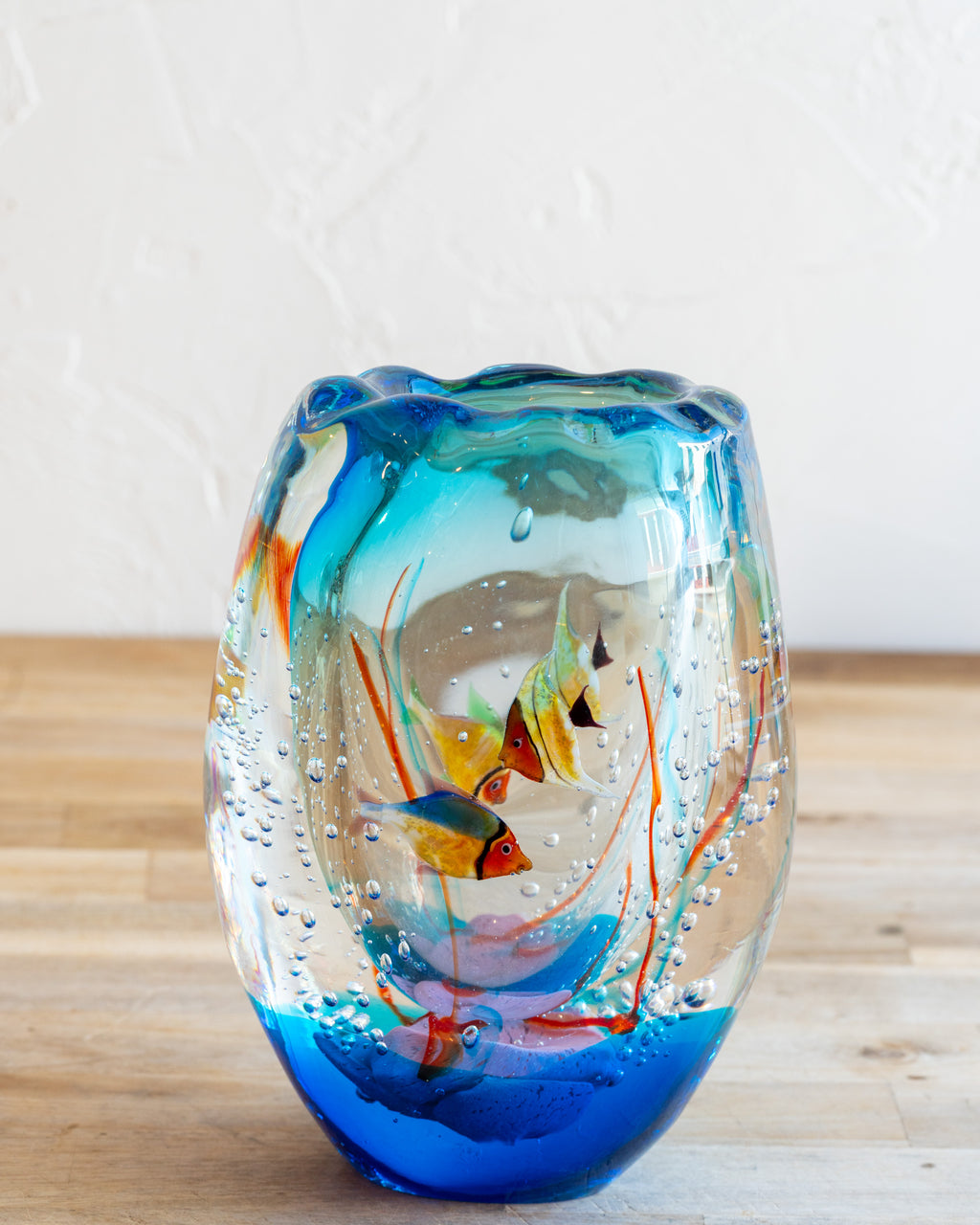 Murano Glass Aquarium Vase