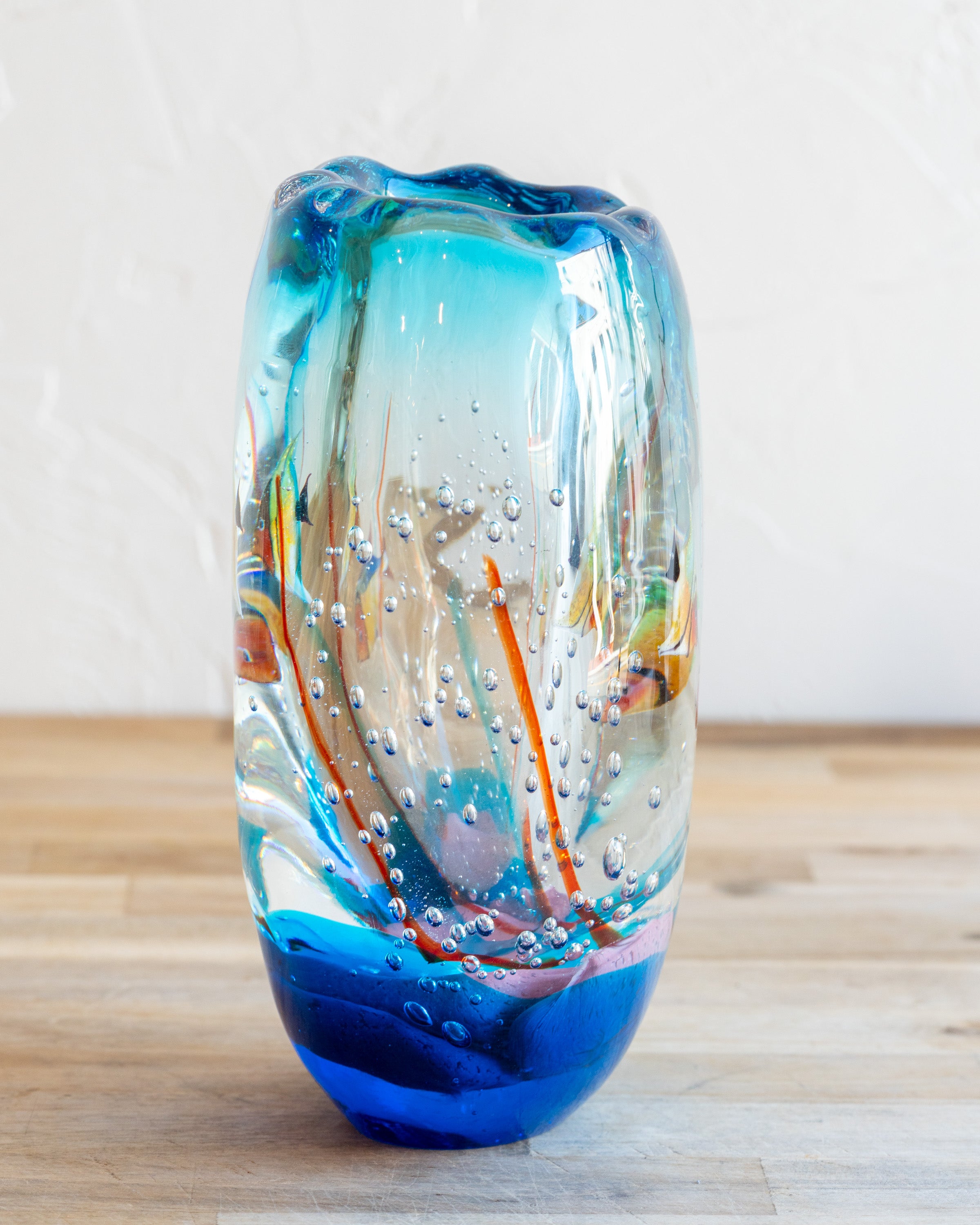Murano Glass Aquarium Vase