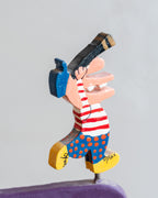 "Old Salt" Folk Art Sailboat by JR Reed, Dated 1990