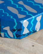 "Old Salt" Folk Art Sailboat by JR Reed, Dated 1990