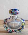 Vintage Hand Blown Glass Perfume Bottle- Signed