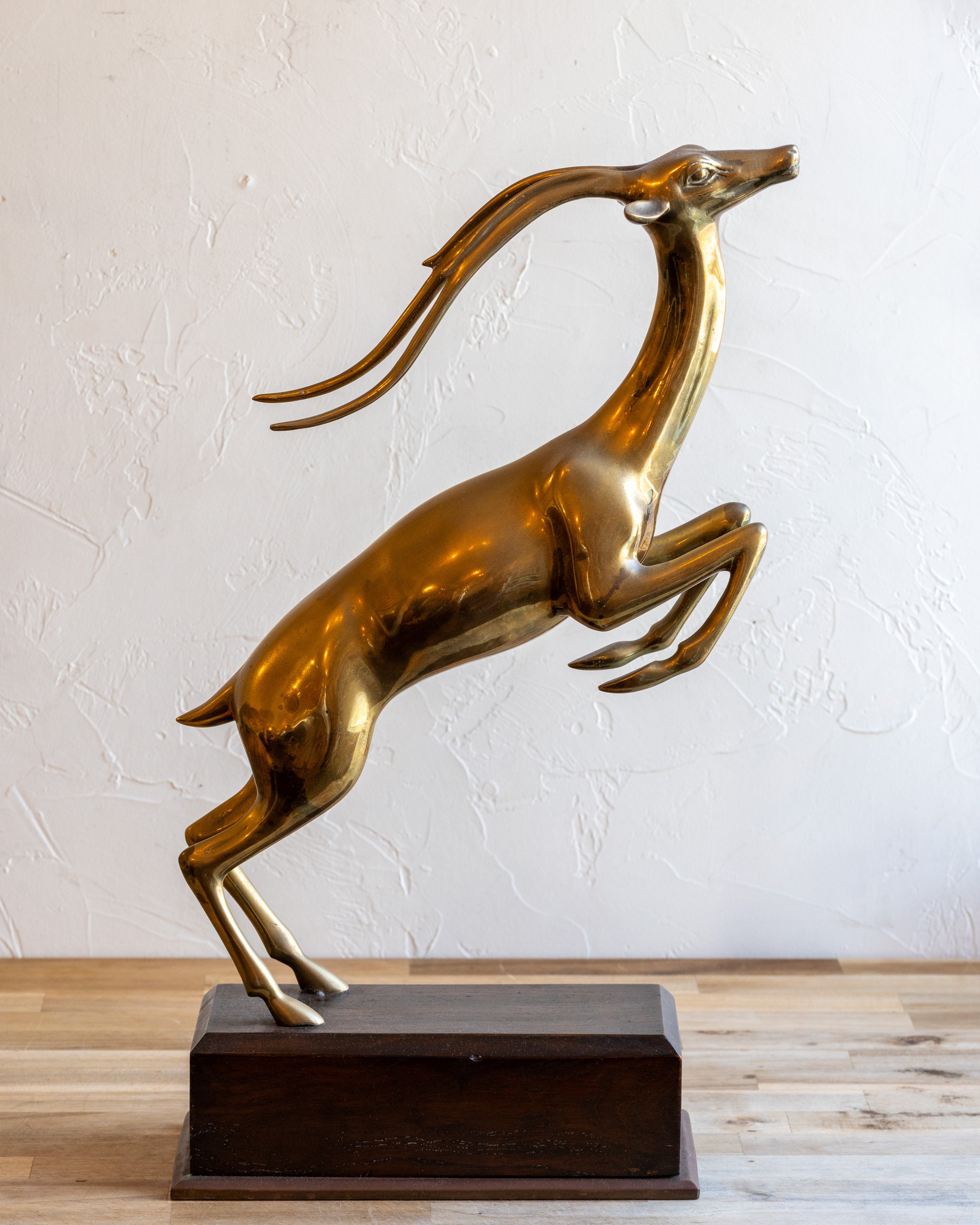 Vintage Brass Antelope by Fredrick Cooper