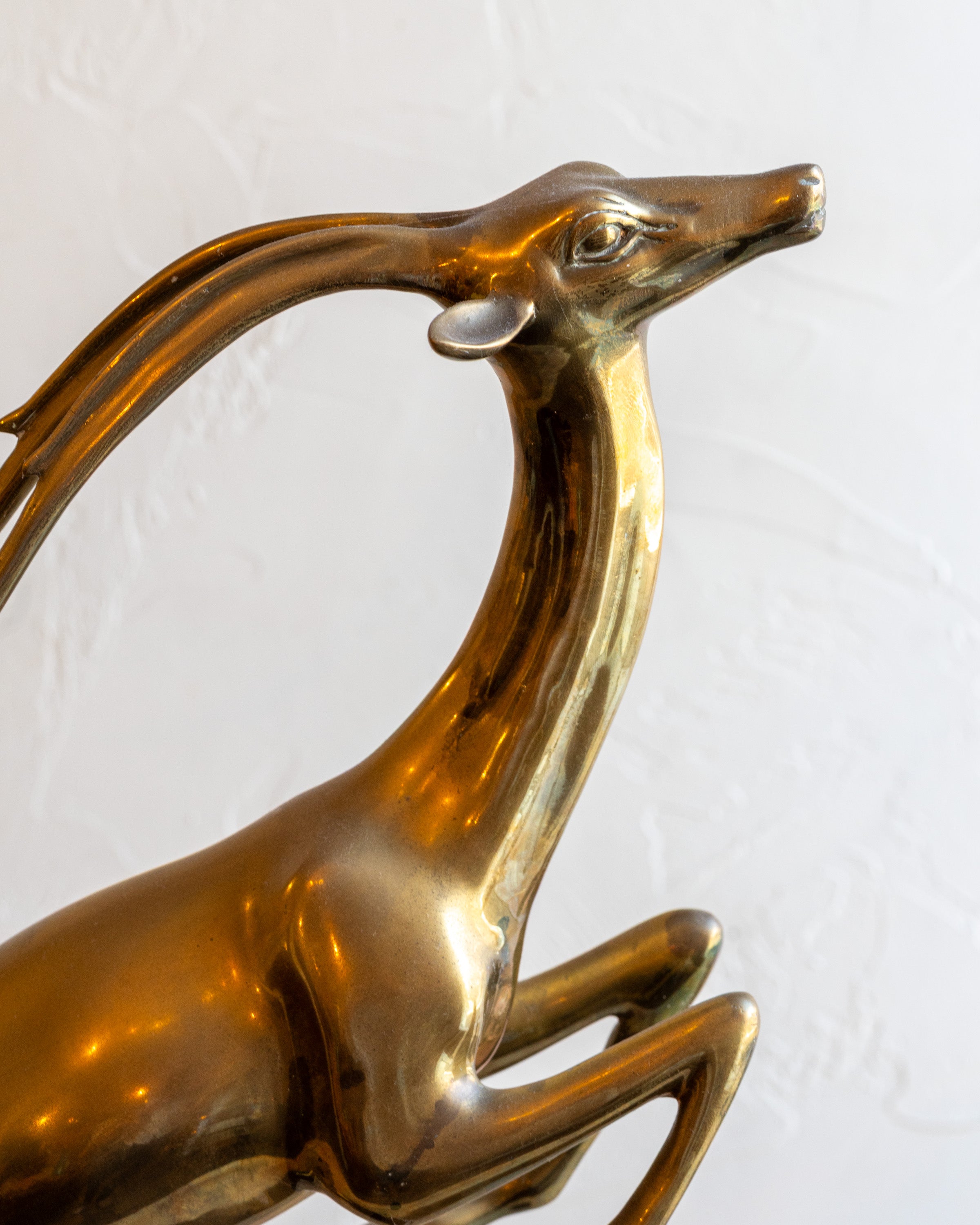 Vintage Brass Antelope by Fredrick Cooper
