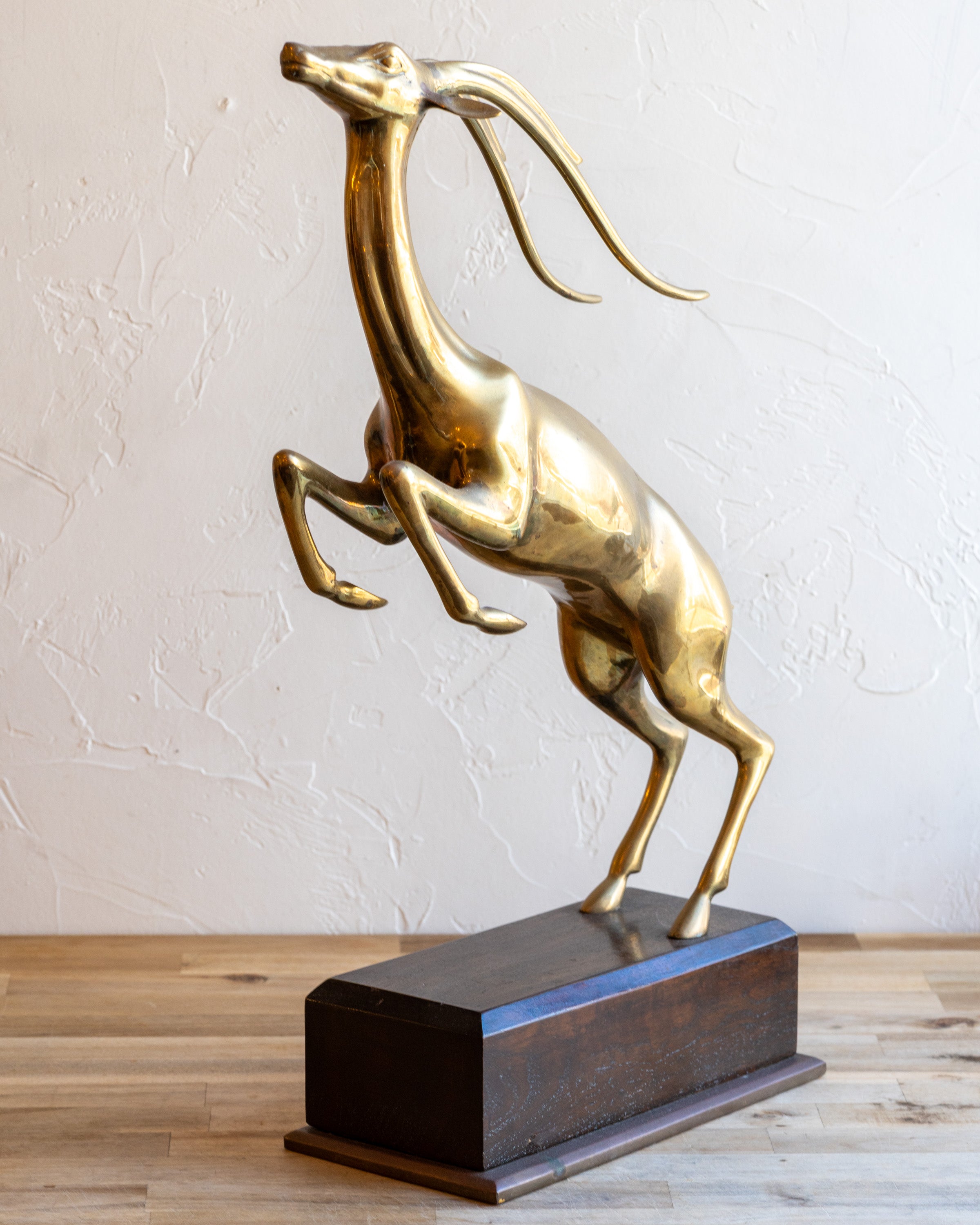 Vintage Brass Antelope by Fredrick Cooper