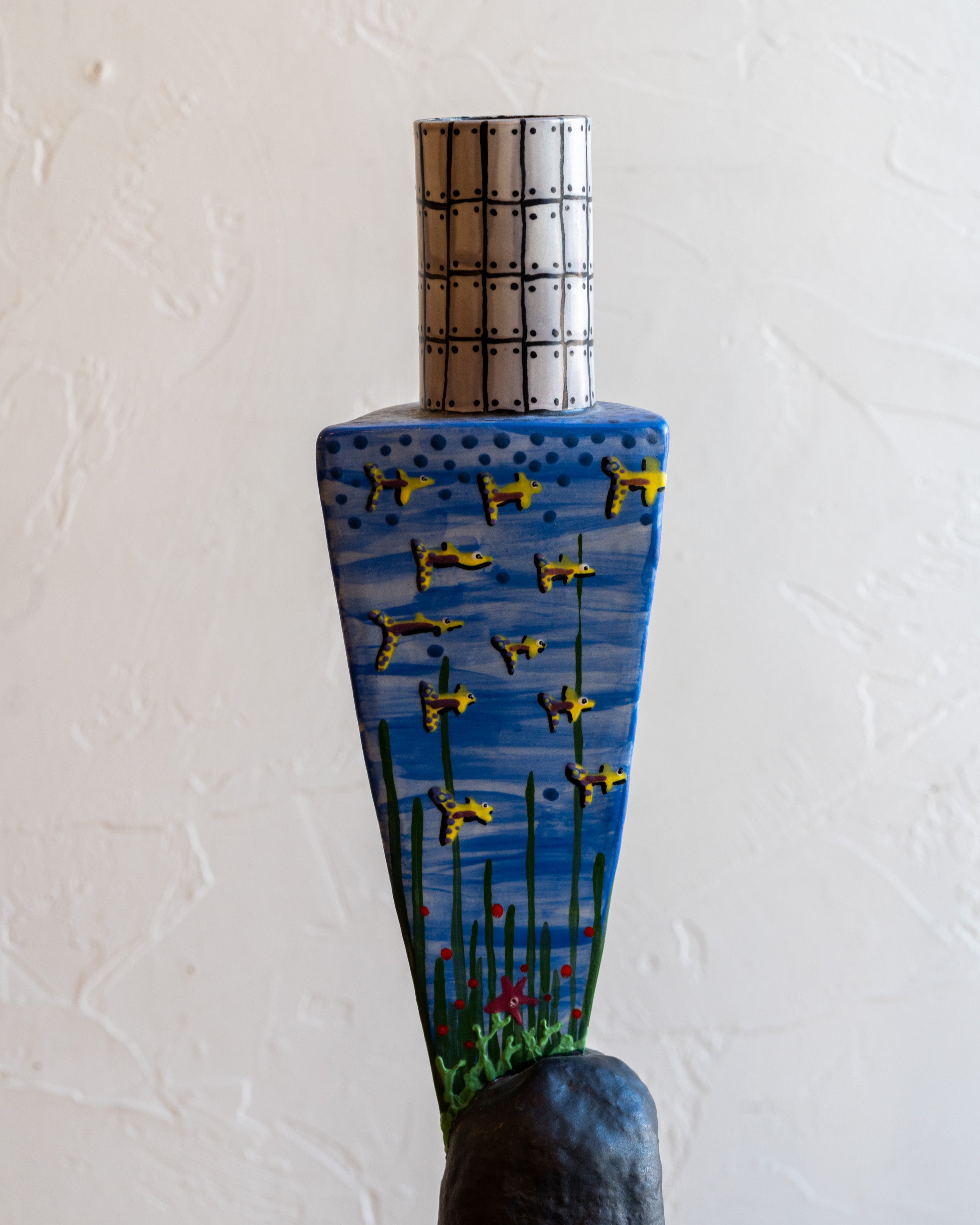 Ceramic Decorative Art Piece of Underwater Scene