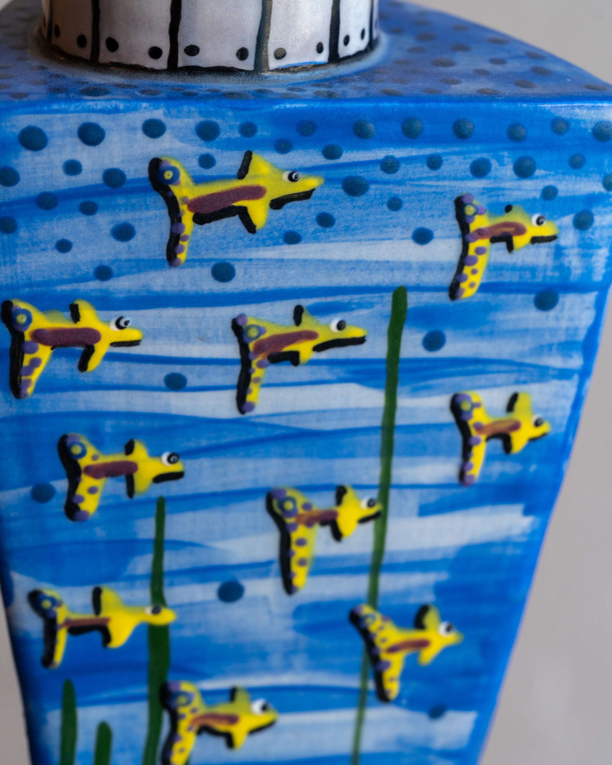 Ceramic Decorative Art Piece of Underwater Scene