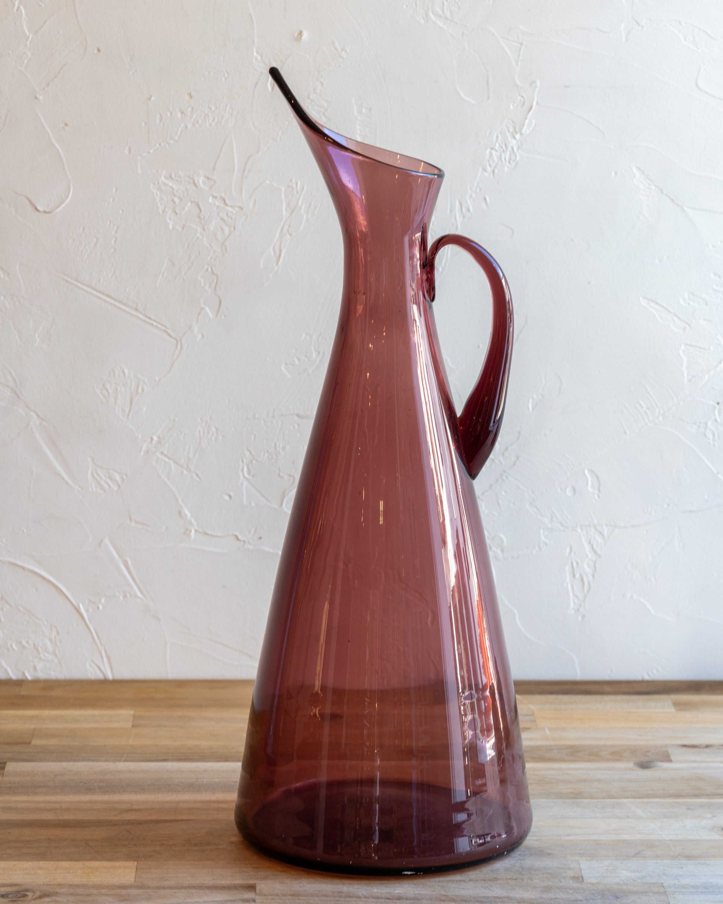 1960s Blenko Purple Pitcher Model 976 by Winslow Anderson