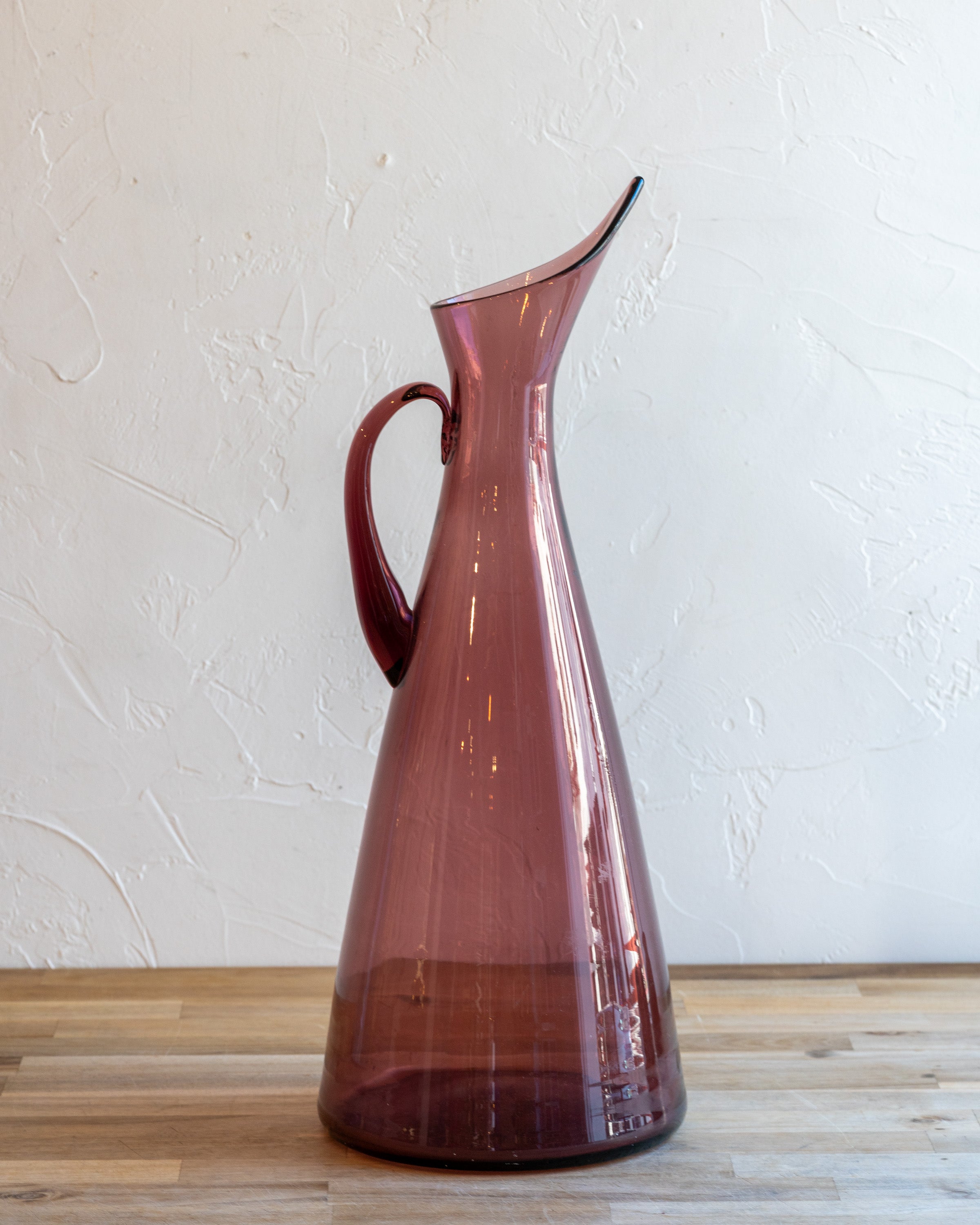 1960s Blenko Purple Pitcher Model 976 by Winslow Anderson