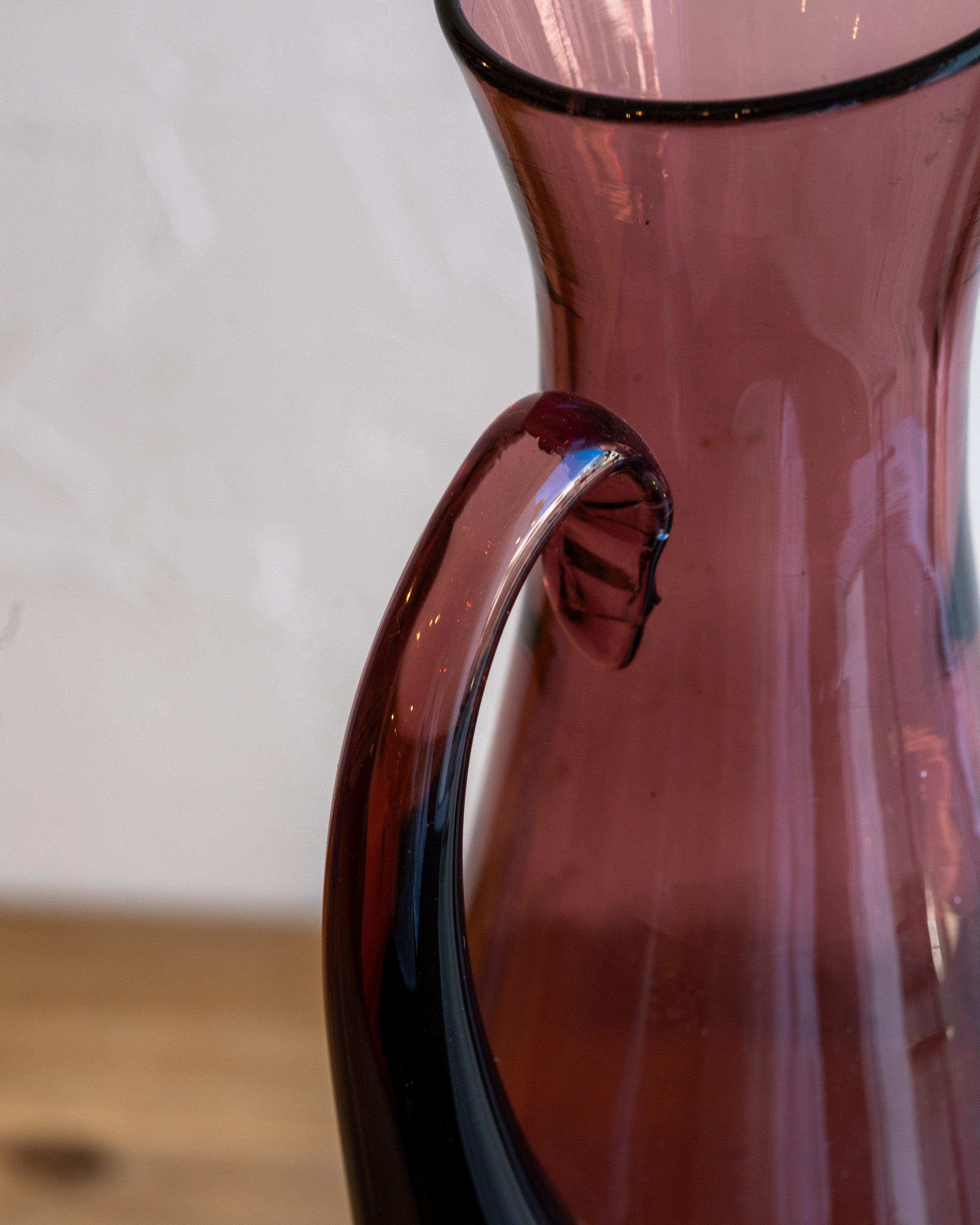 1960s Blenko Purple Pitcher Model 976 by Winslow Anderson