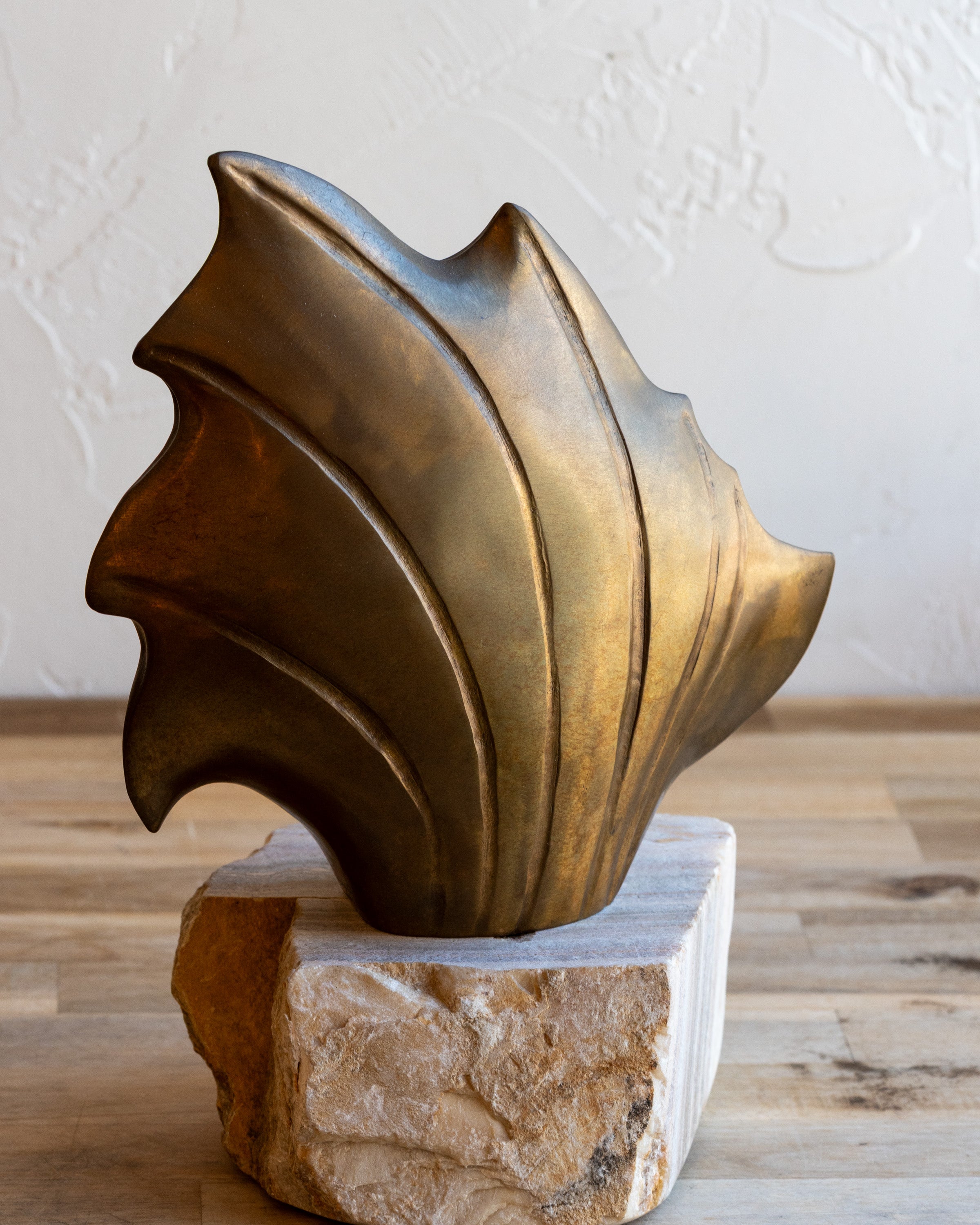 2002 Pozycinski Studio Bronze Sculpture with Marble Base- Signed