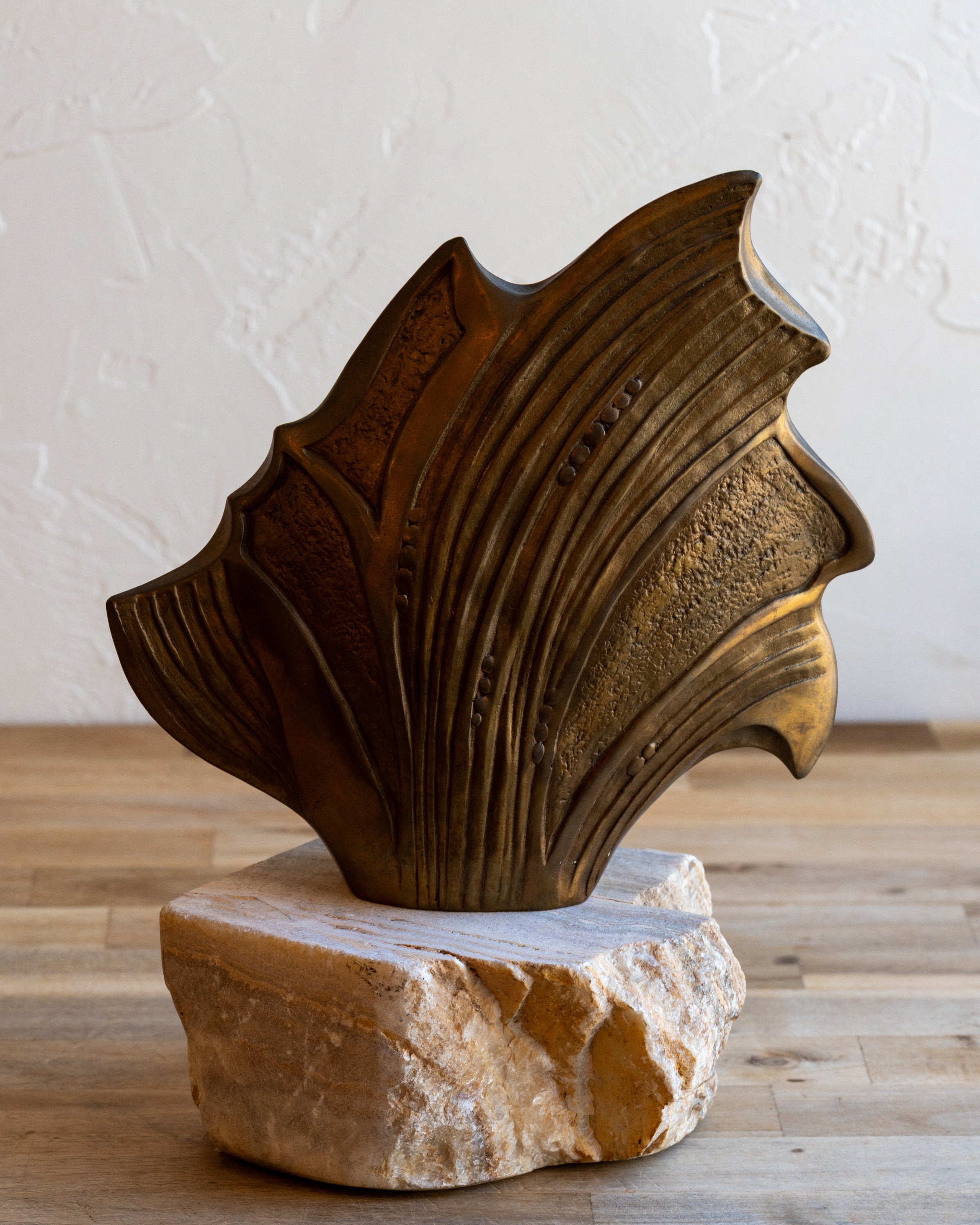 2002 Pozycinski Studio Bronze Sculpture with Marble Base- Signed