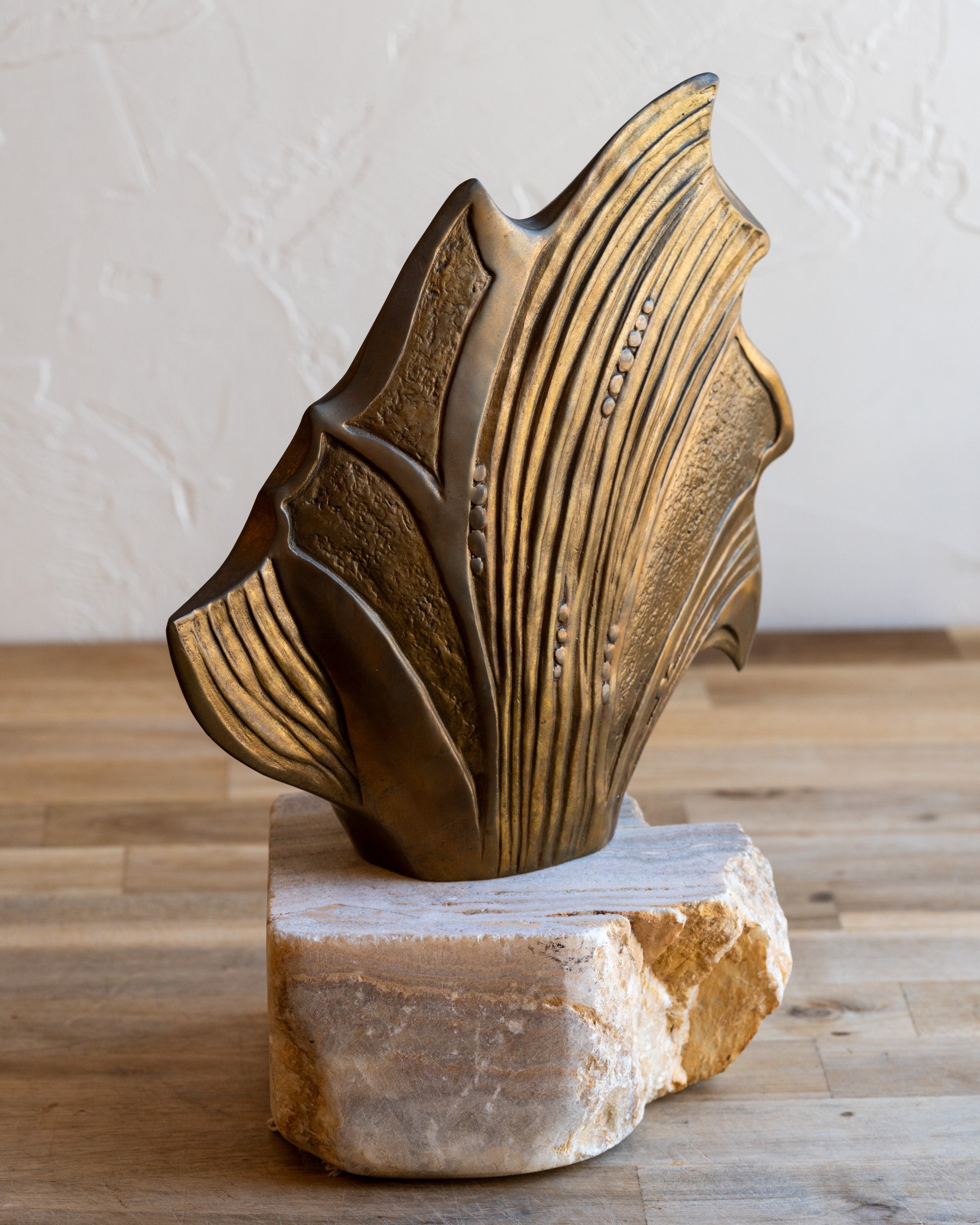 2002 Pozycinski Studio Bronze Sculpture with Marble Base- Signed