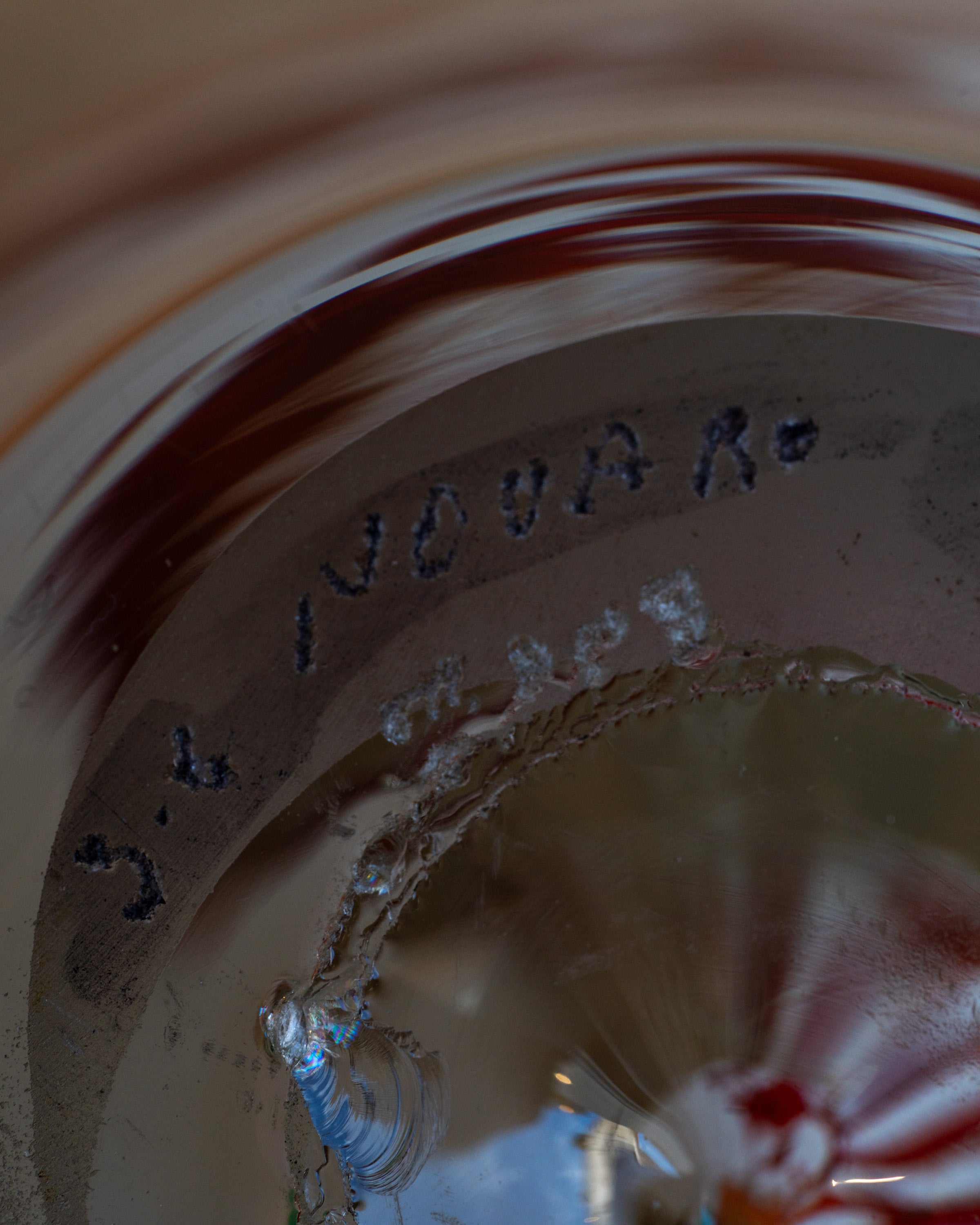 Hand Blown French Art Glass Vase by Jean Claude Novaro