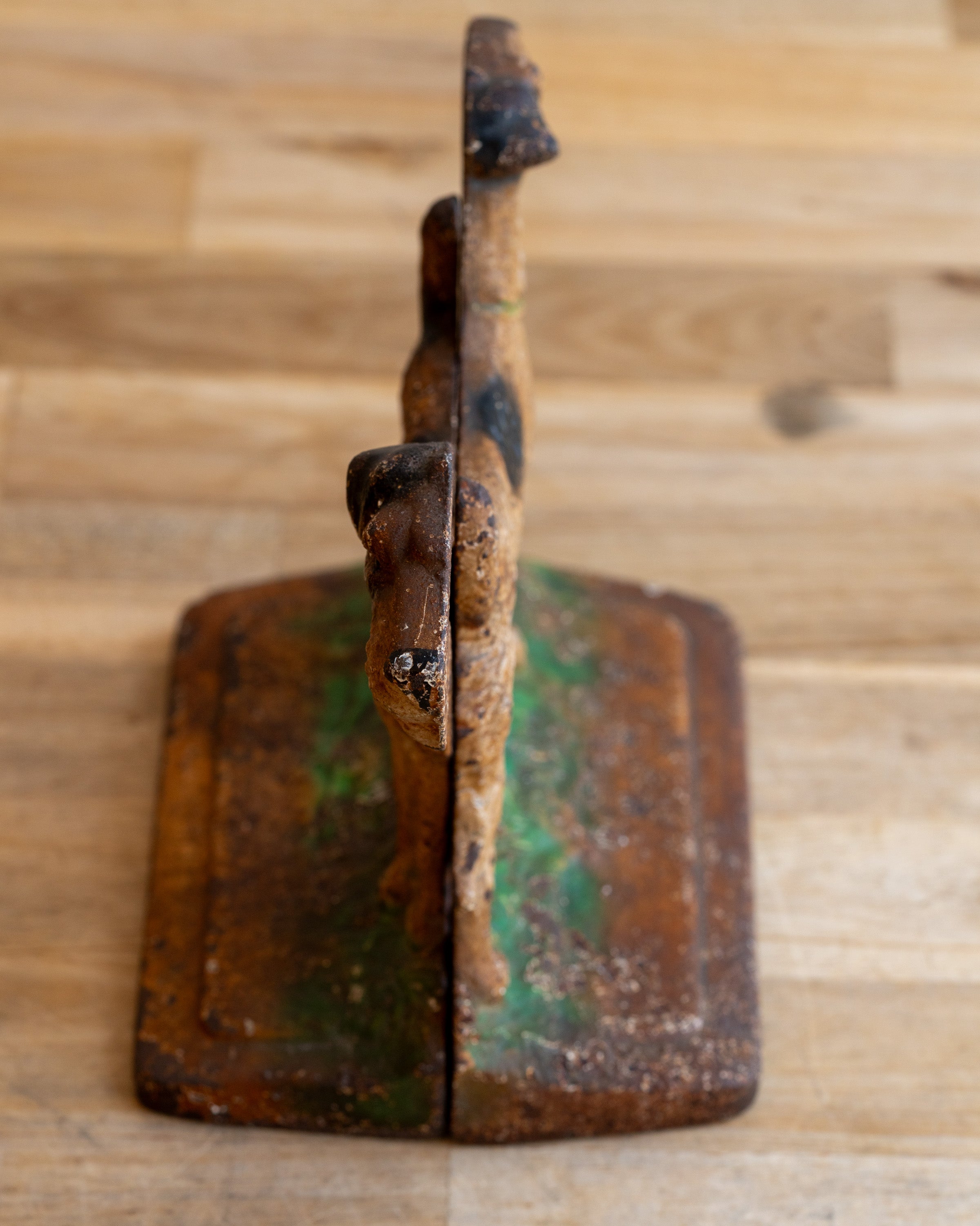 Antique Hubley 294 Cast Iron Wire Fox Terrier Bookend