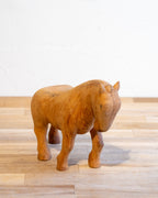 Mid-Century Scandinavian Folk Art Carved Wood Horse