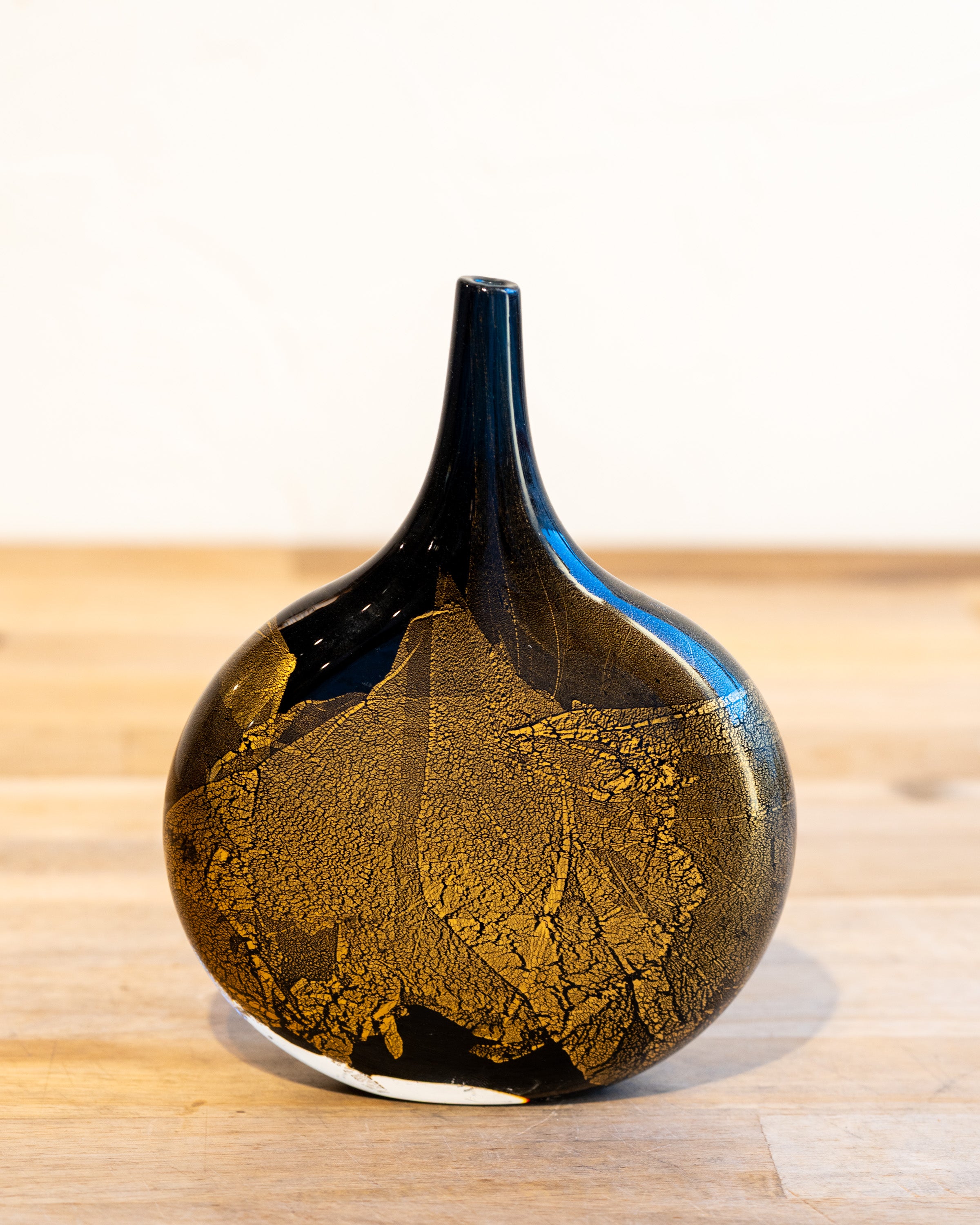 1980s "Azurine" Isle of Wight Lollipop Vase by Michael Harris