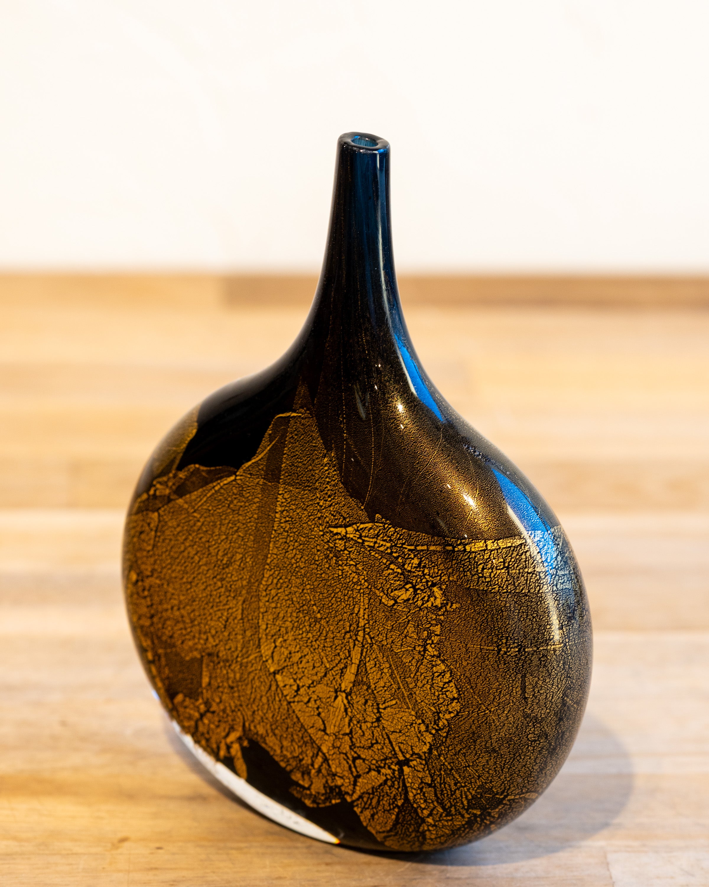 1980s "Azurine" Isle of Wight Lollipop Vase by Michael Harris