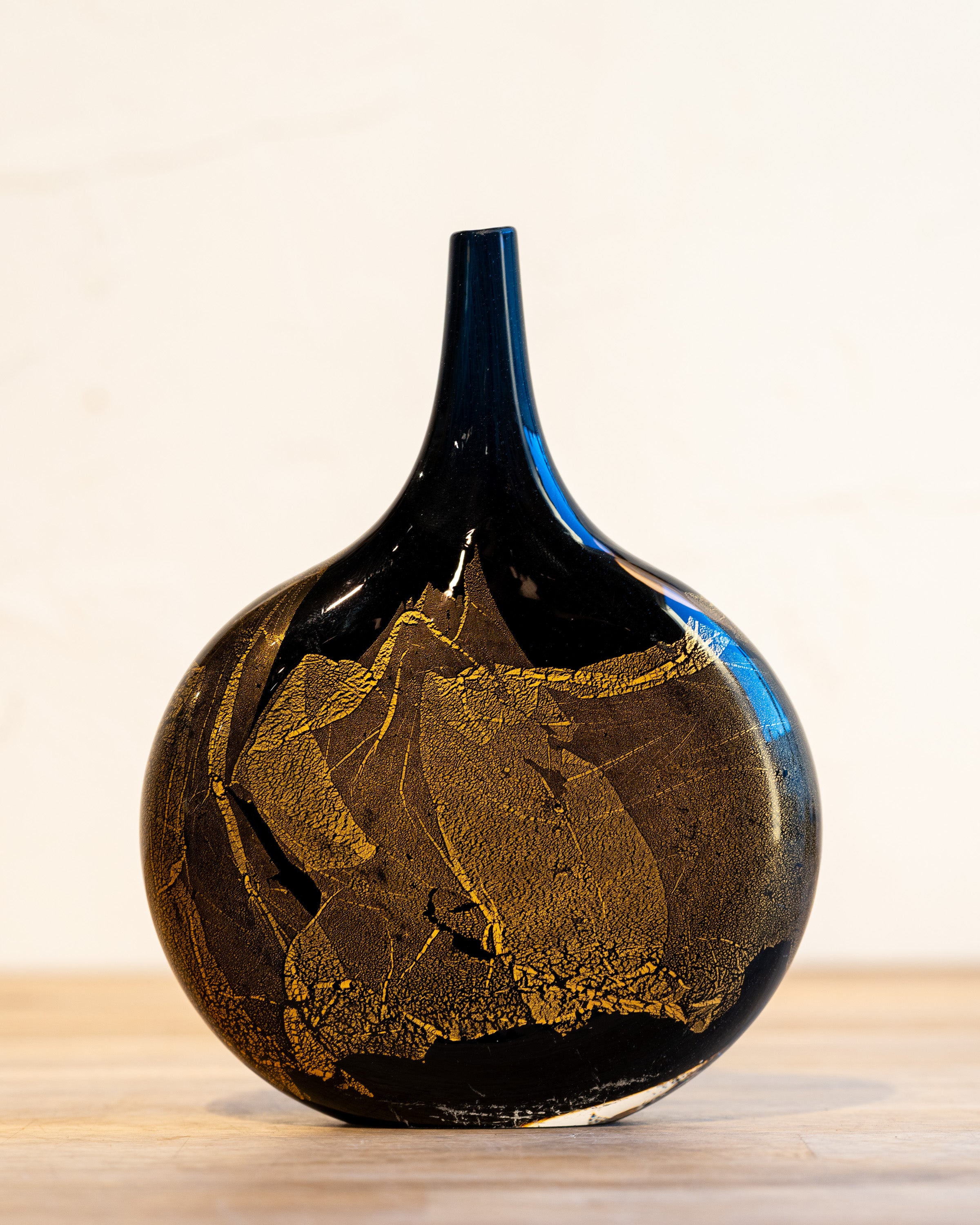 1980s "Azurine" Isle of Wight Lollipop Vase by Michael Harris