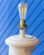 Postmodern Spiral Floor Lamp in the Style of Michael Taylor