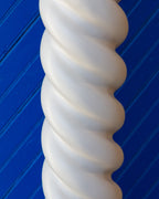 Postmodern Spiral Floor Lamp in the Style of Michael Taylor
