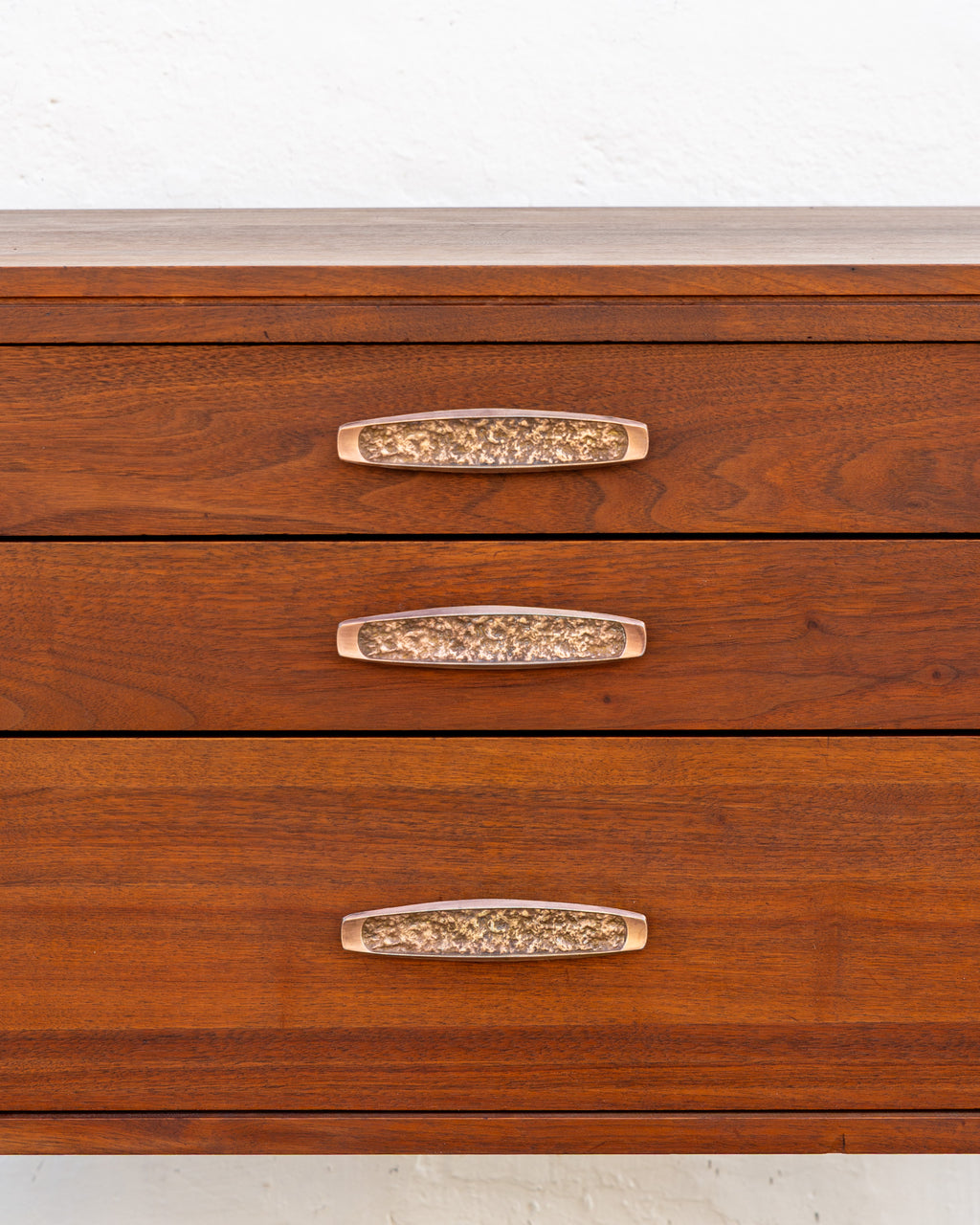 Mid-Century Walnut 3 Drawer Dresser