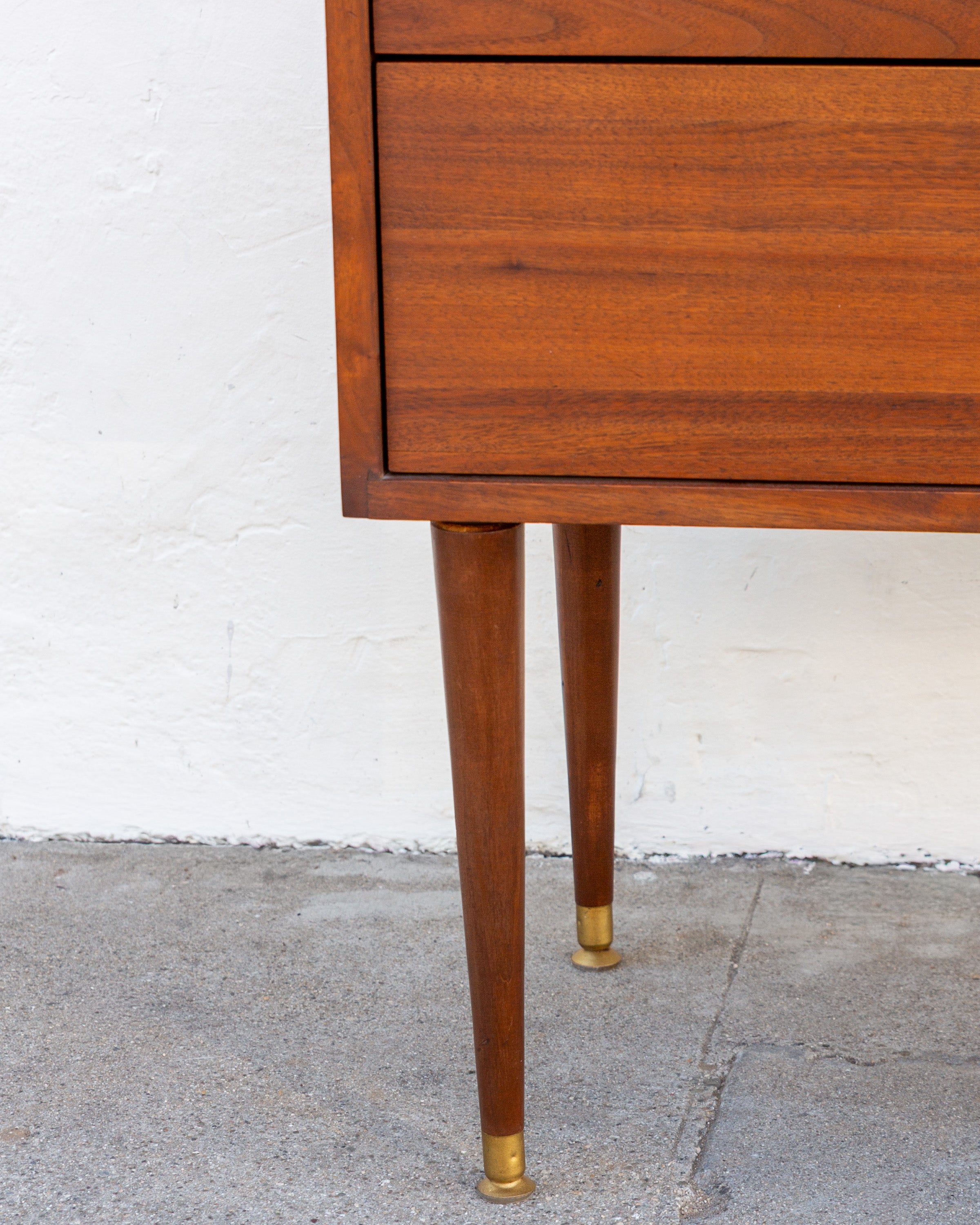 Mid-Century Walnut 3 Drawer Dresser