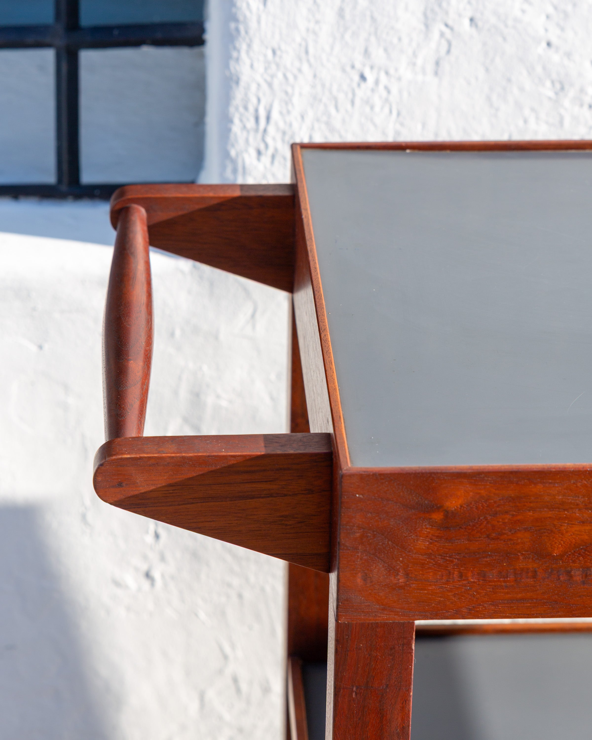 Mid-Century Bar Cart with Two Levels