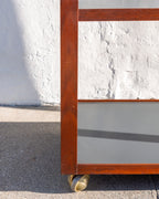Mid-Century Bar Cart with Two Levels