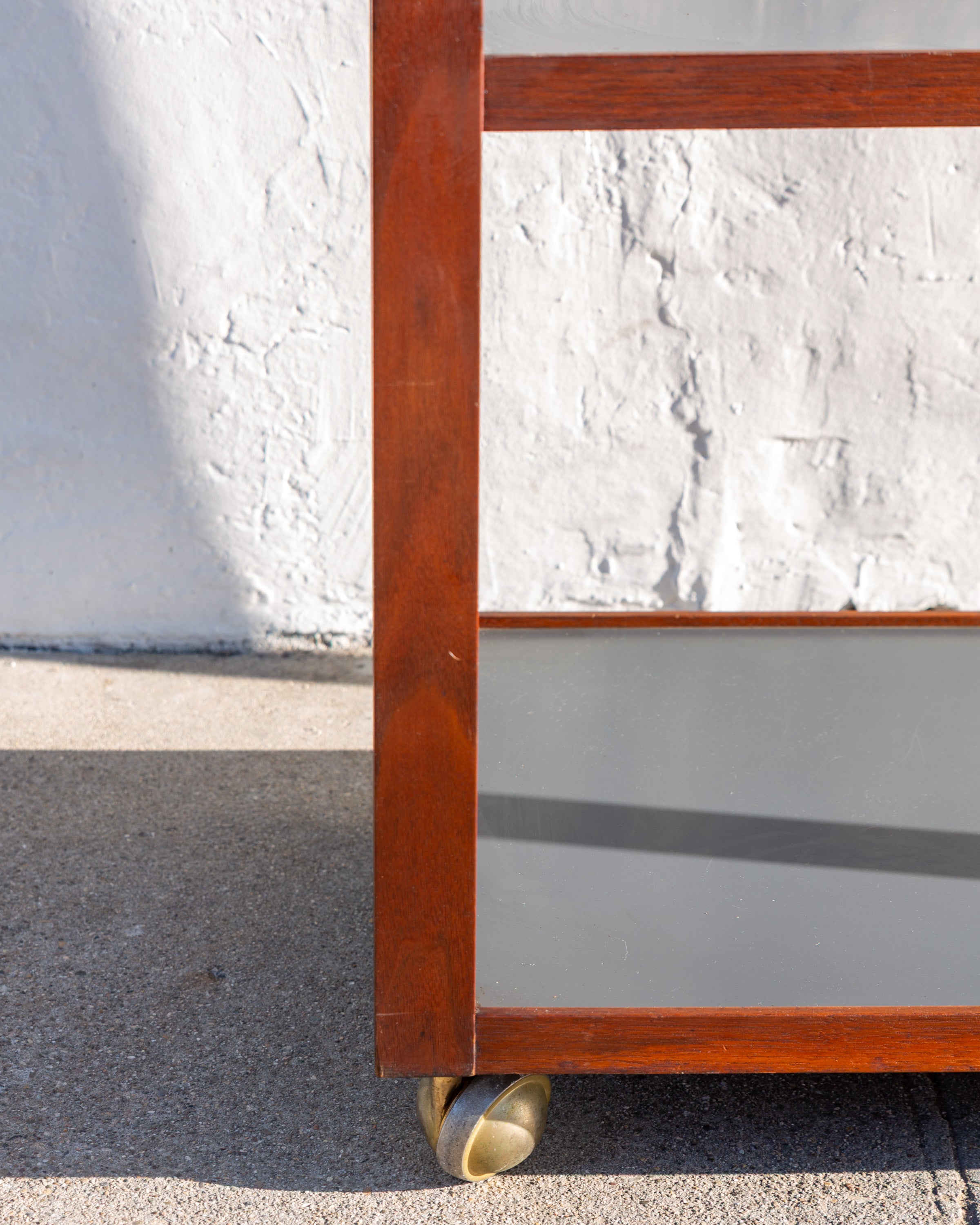Mid-Century Bar Cart with Two Levels