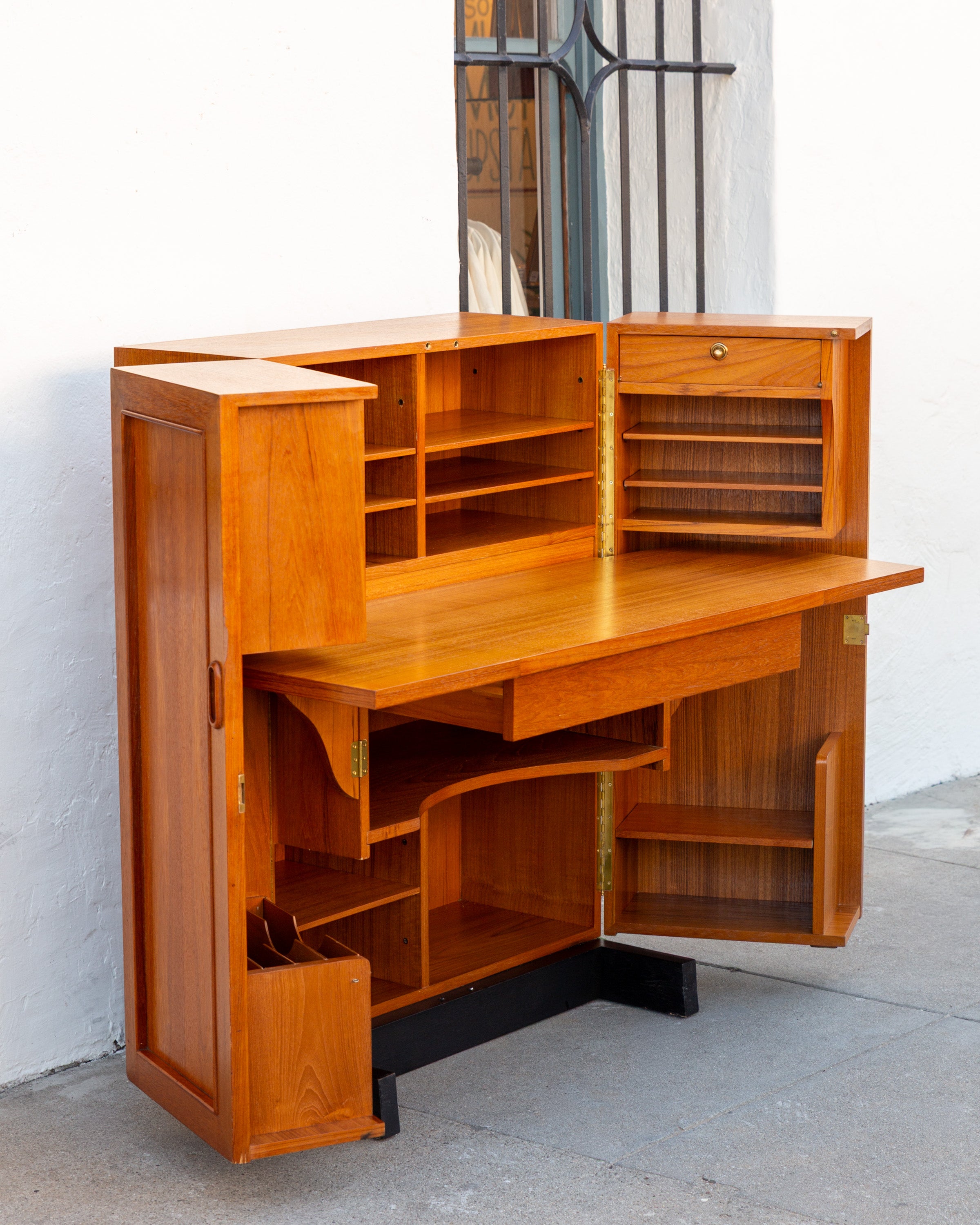 Danish Teak Magic Box Desk