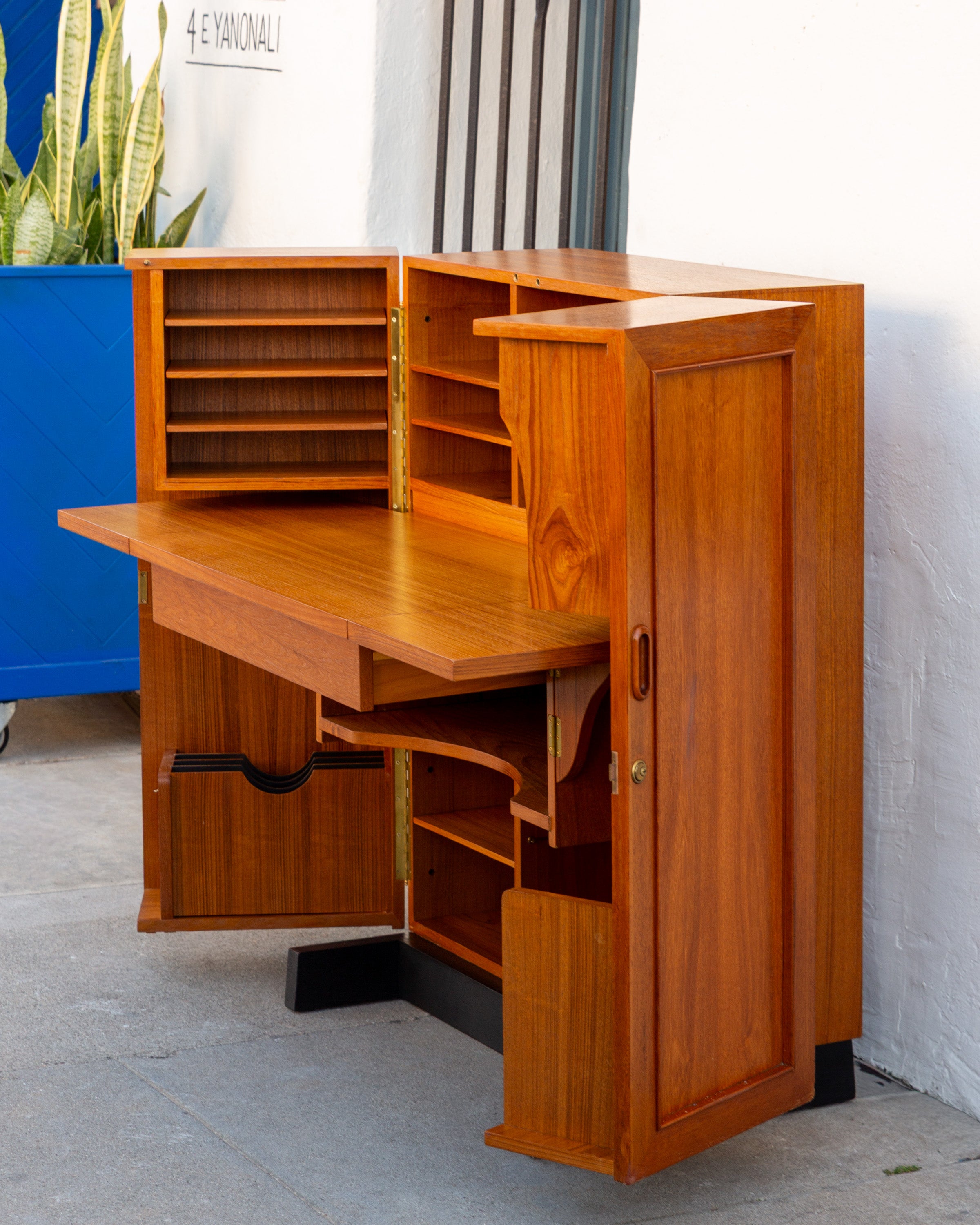 Danish Teak Magic Box Desk