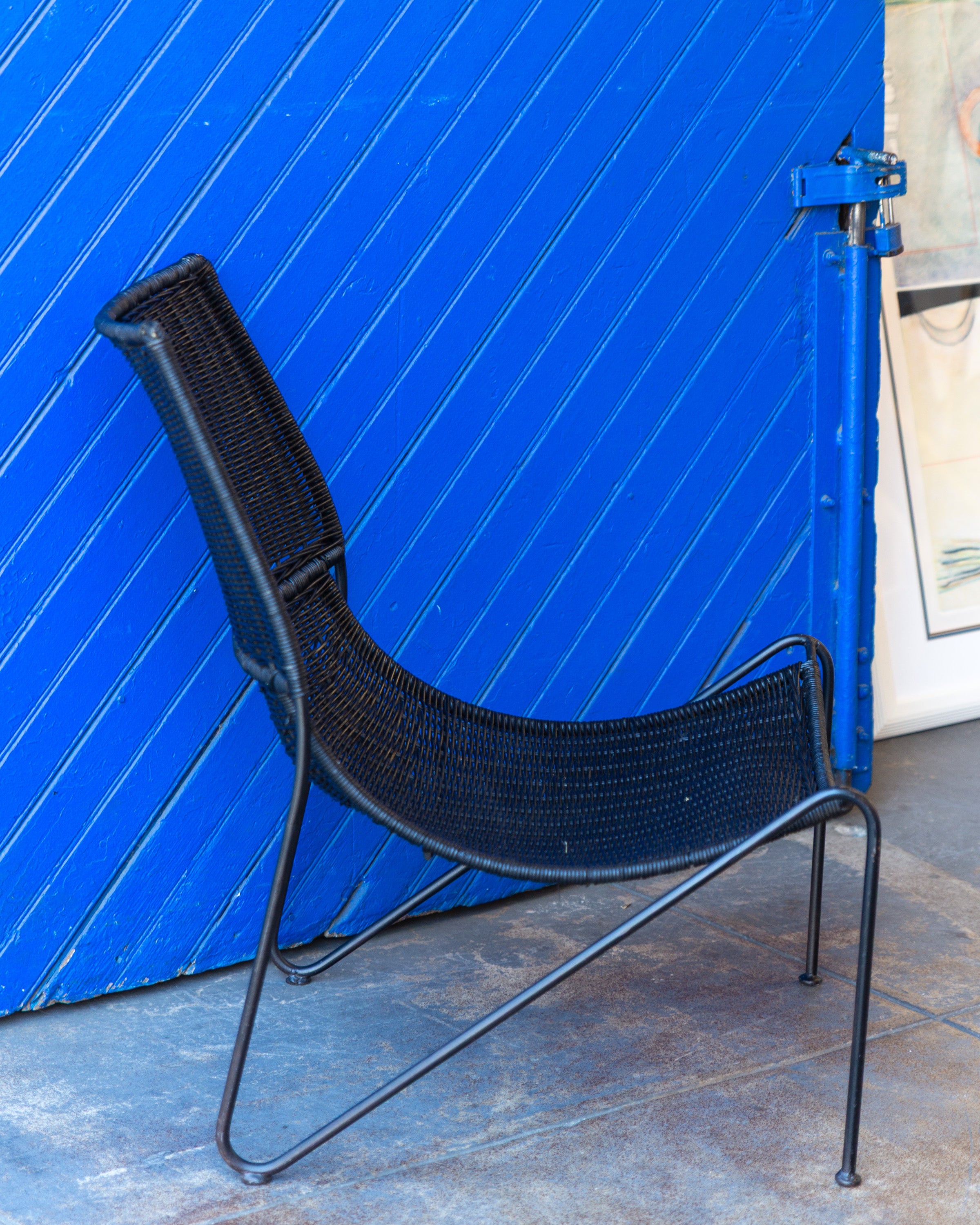 Mid-Century Frederic Weinberg Rattan Lounge Chair