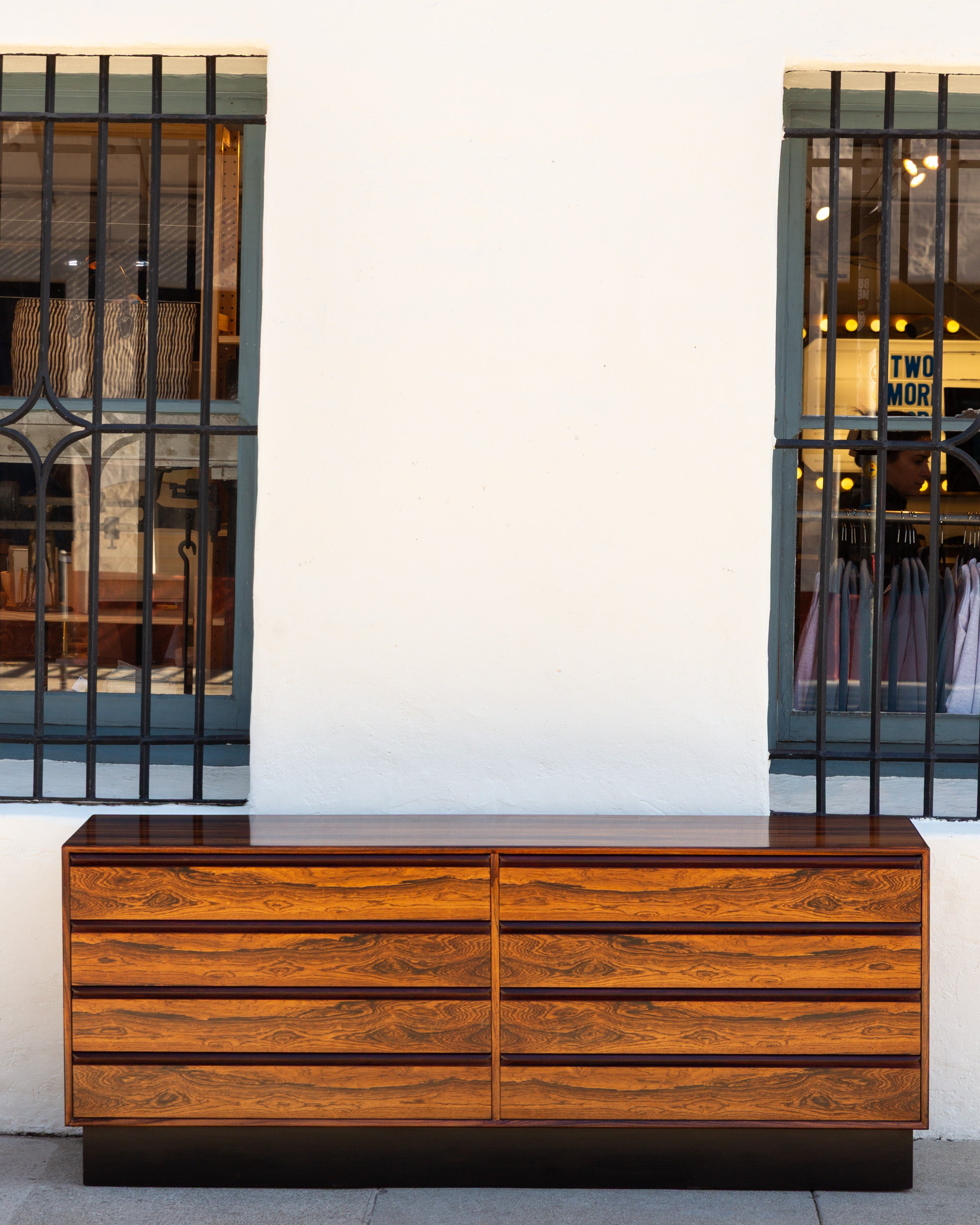 Mid-Century Modern 8 Drawer Rosewood Dresser Made by Westnofa