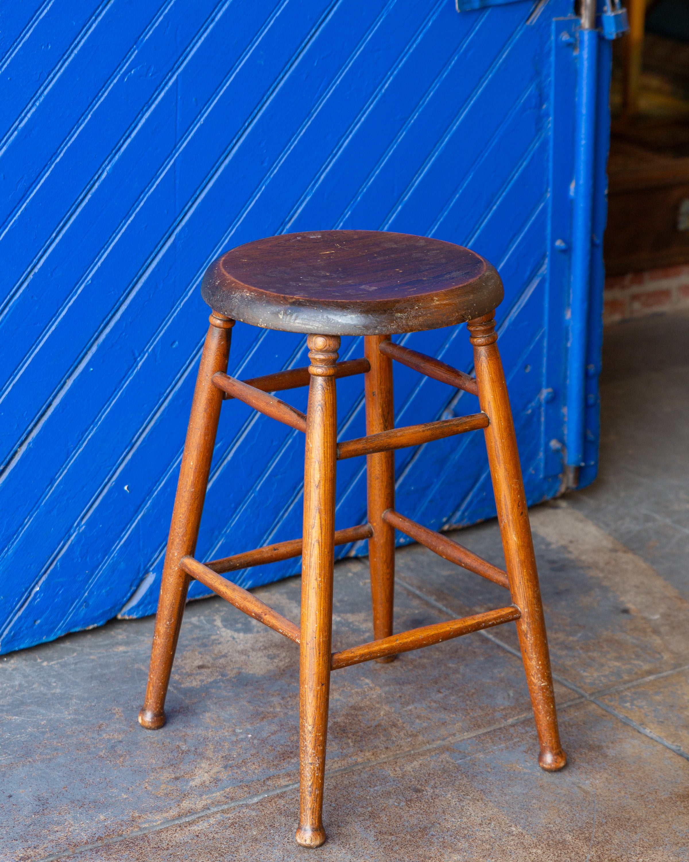Vintage Wood Stool