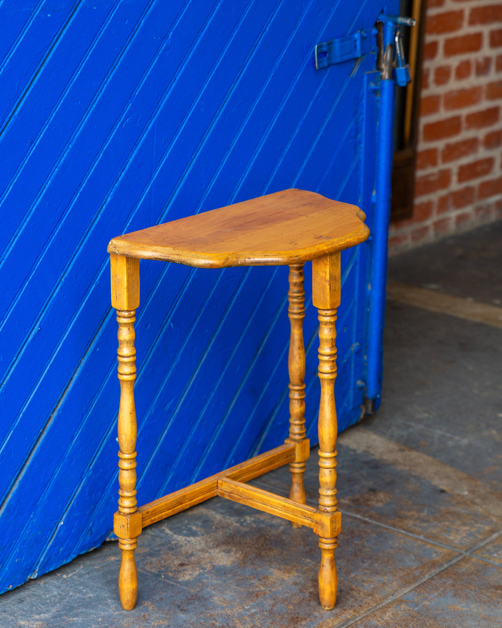Vintage Pine Wood Side Table