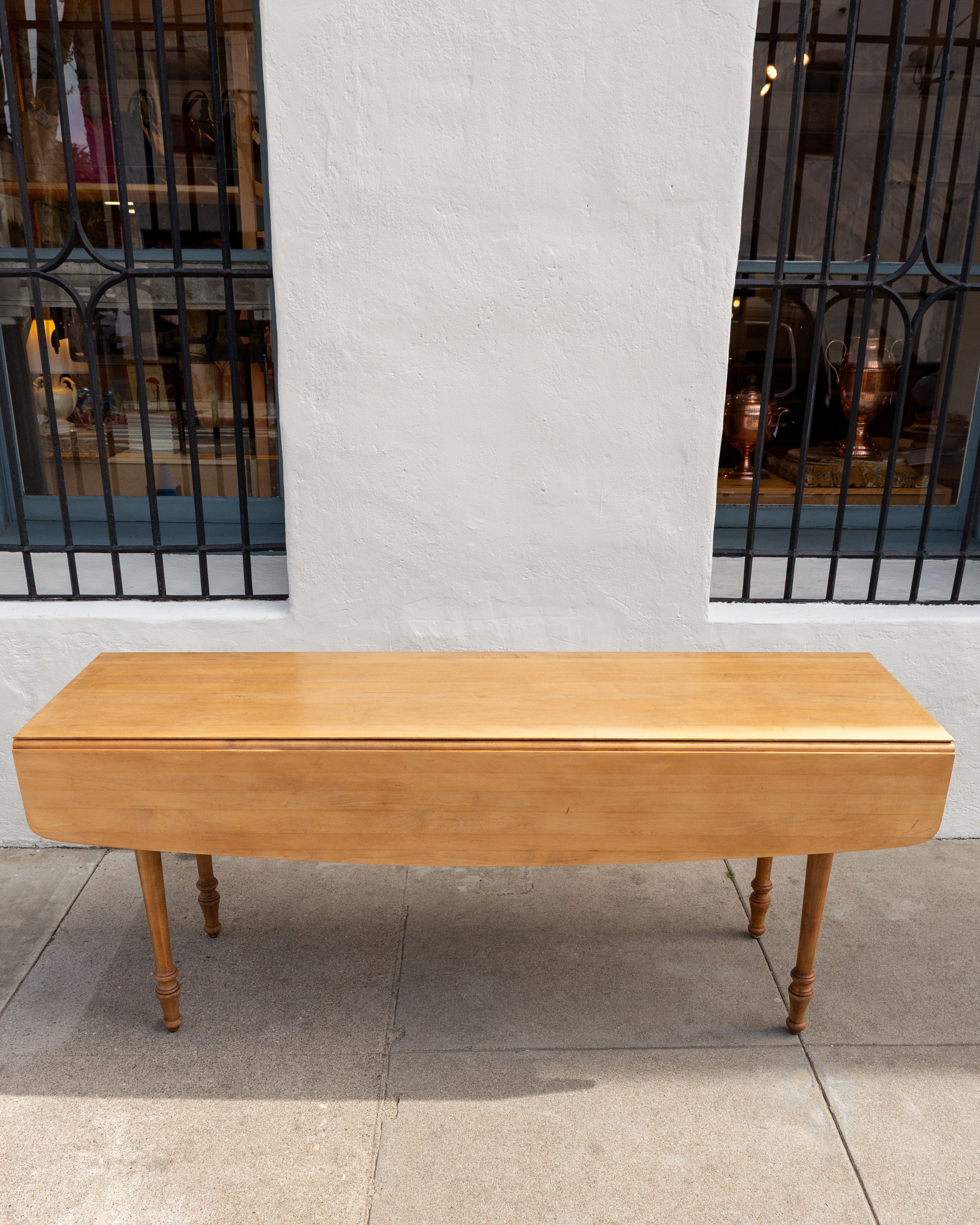 1950s Drop-Leaf Harvest Maple Dining Table by Tell City