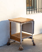 Early 20th Century Drop Leaf Typewriter Table