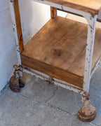 Early 20th Century Drop Leaf Typewriter Table