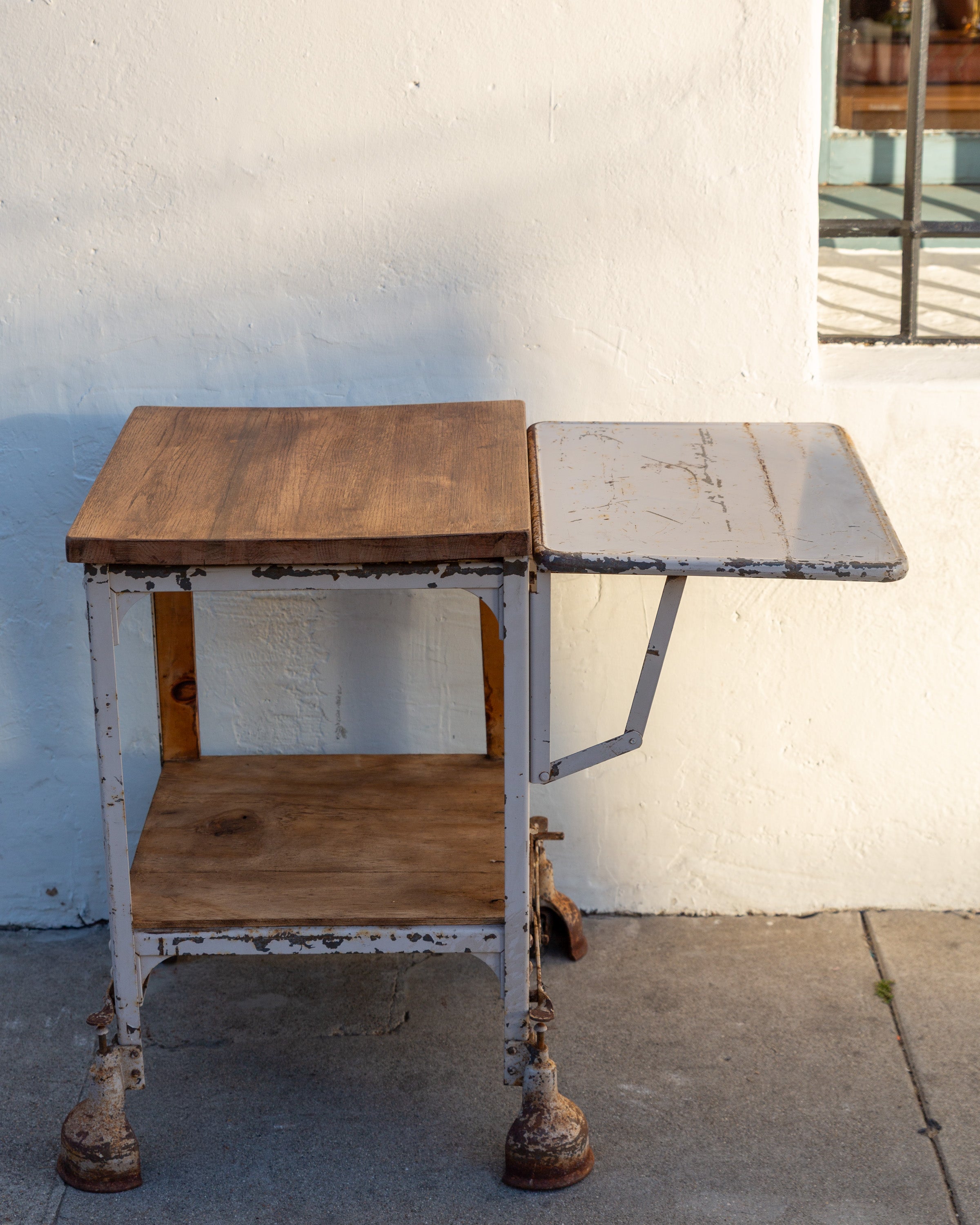 Early 20th Century Drop Leaf Typewriter Table — The Blue Door