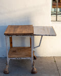 Early 20th Century Drop Leaf Typewriter Table