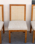 John Widdicomb Burlwood Parson Dining Set