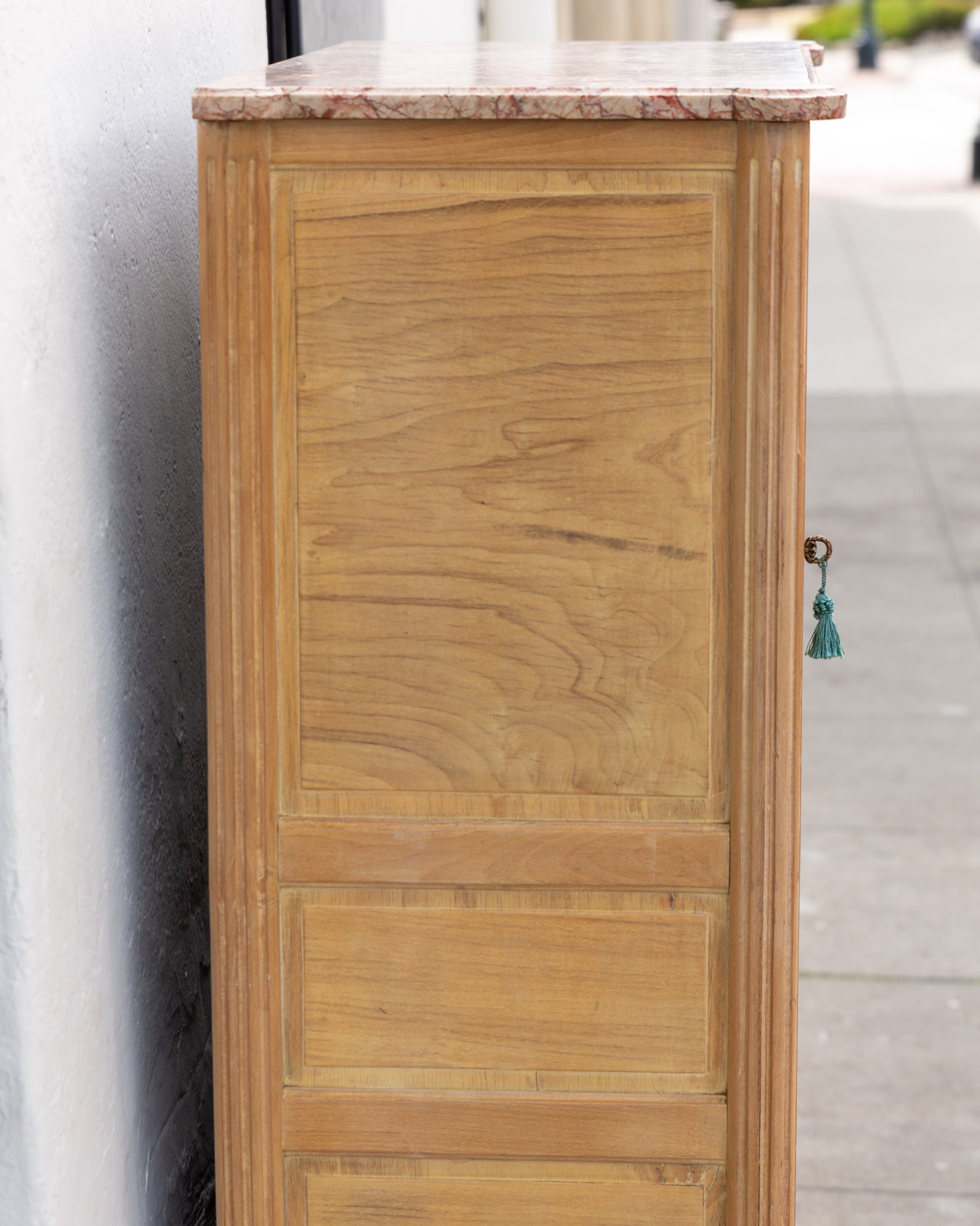 1930s French Locking Cabinet with 6 Drawers
